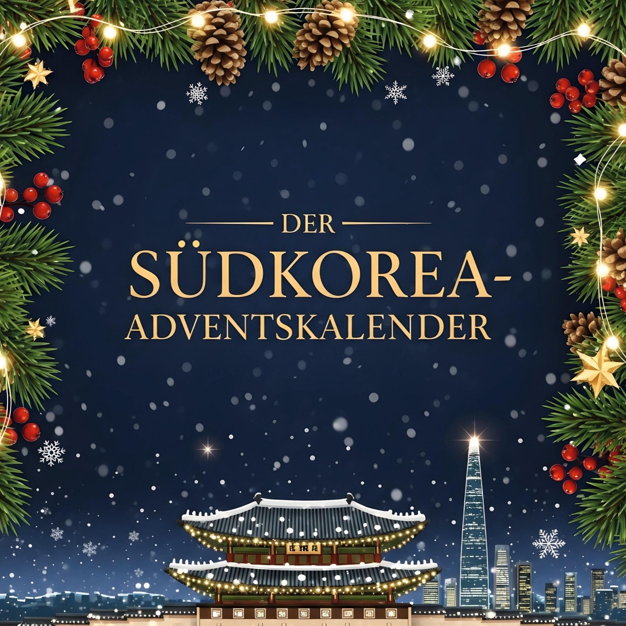 Vorderes Coverbild Der Südkorea-Adventskalender