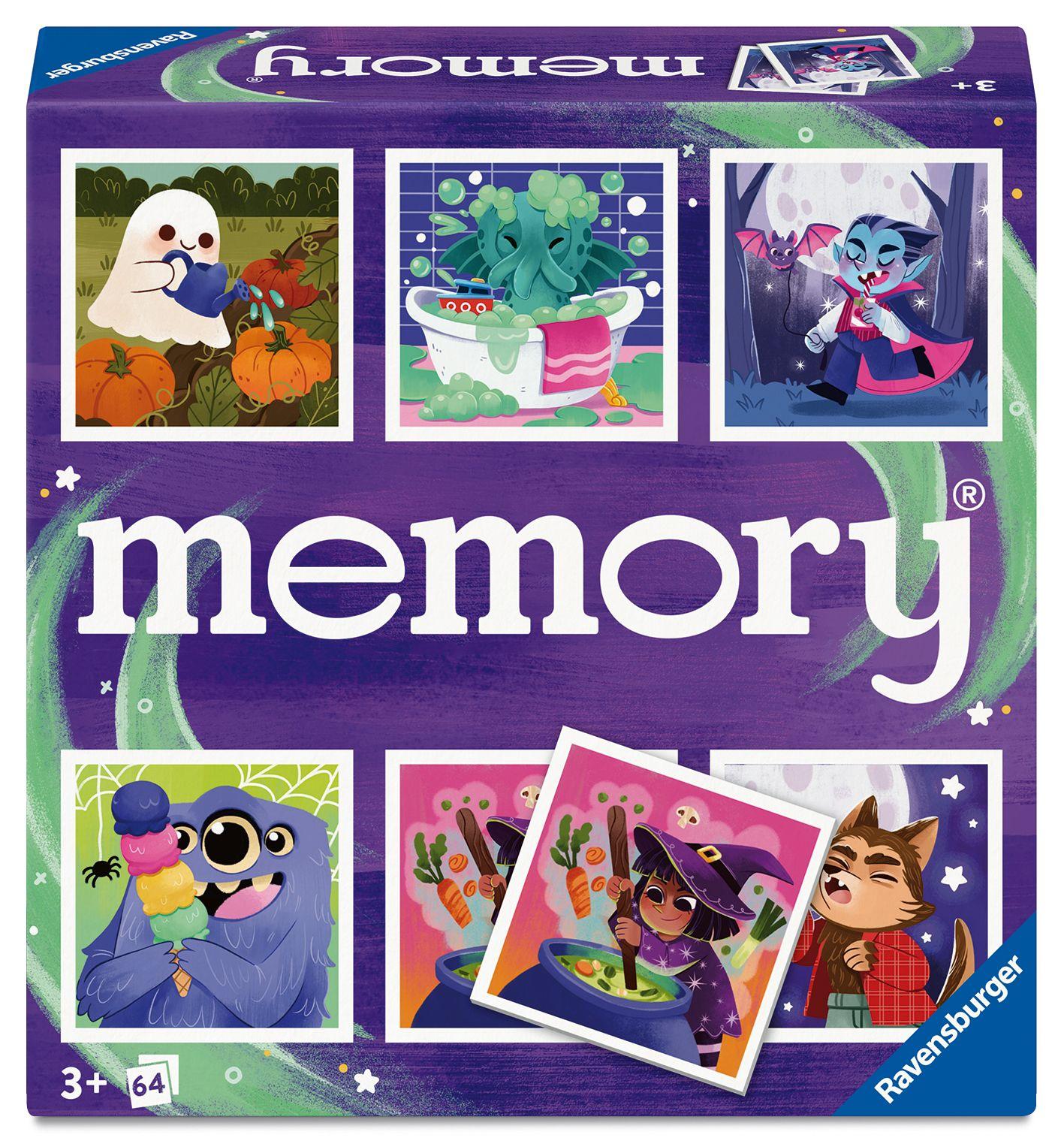 Vorderes Coverbild Grusel memory® - Gesellschaftsspiel & Brettspiel ab 3 Jahre