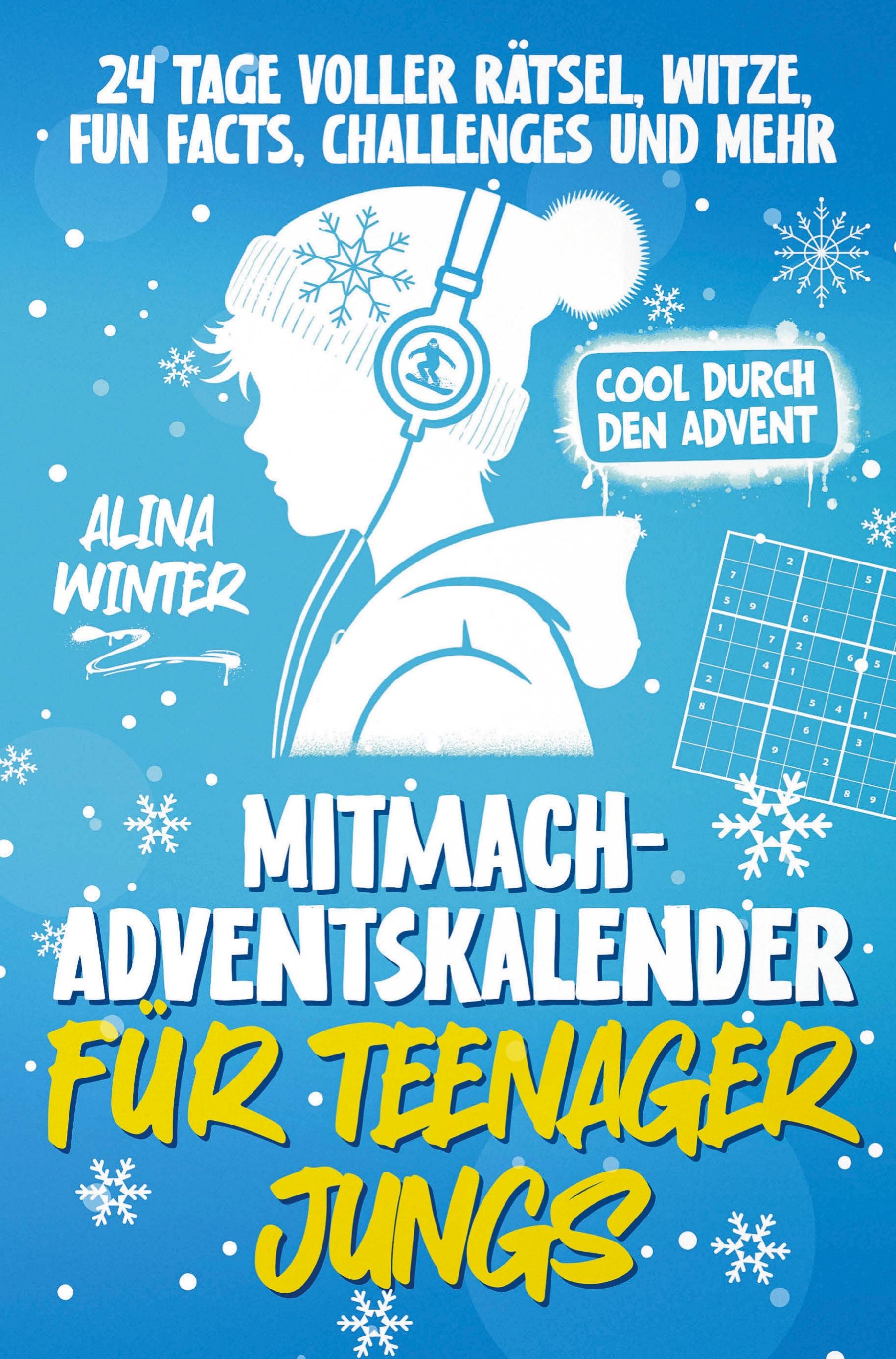 Vorderes Coverbild Mitmach-Adventskalender für Teenager Jungs - Cool durch den Advent
