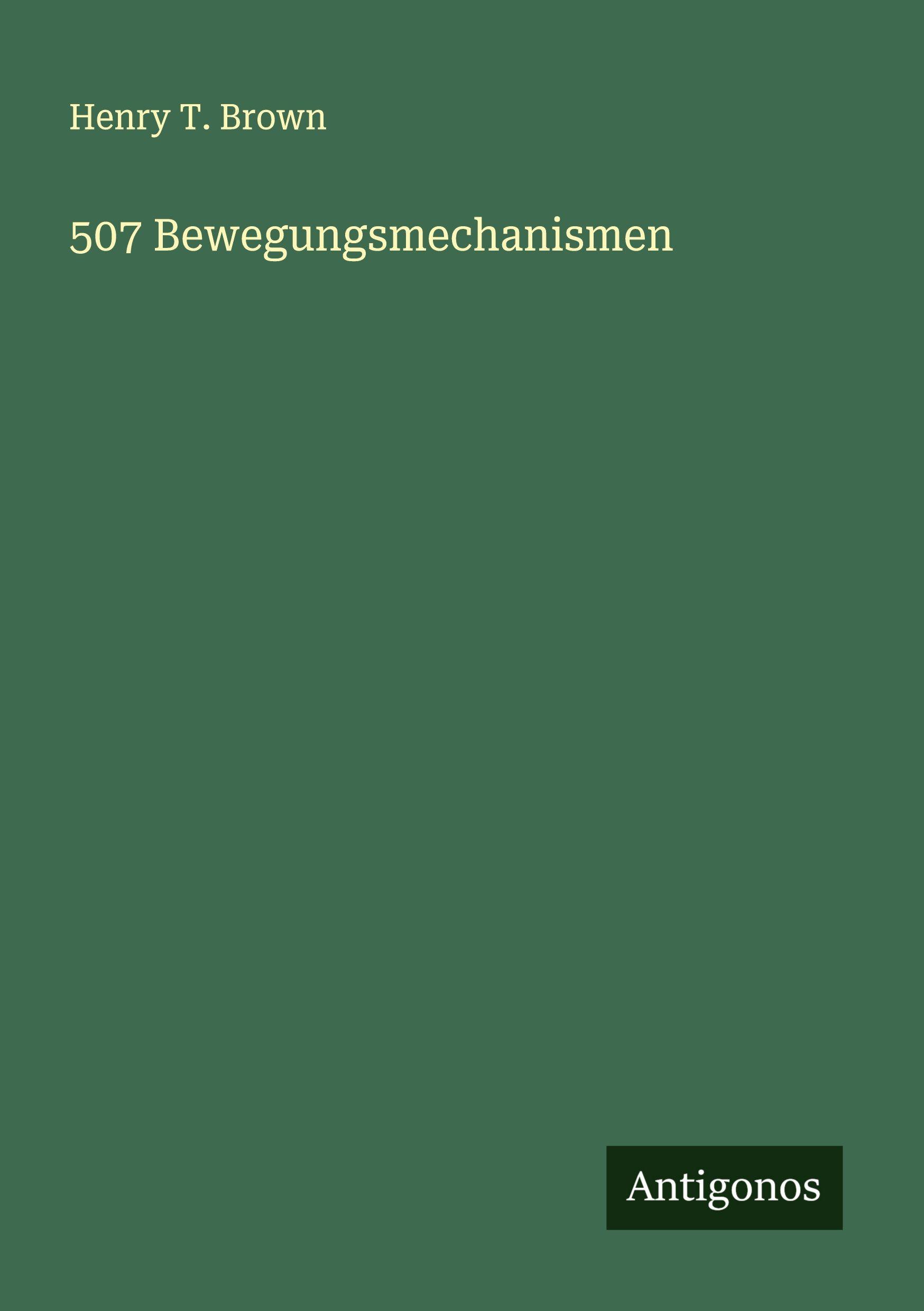 Vorderes Coverbild 507 Bewegungsmechanismen