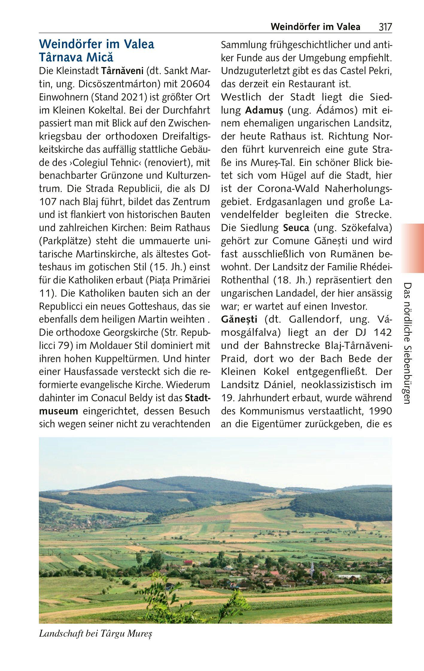 Beispielinhalt (Bild) TRESCHER Reiseführer Siebenbürgen