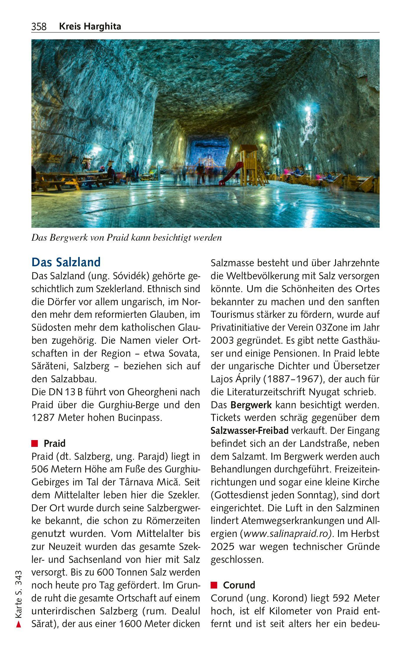 Beispielinhalt (Bild) TRESCHER Reiseführer Siebenbürgen