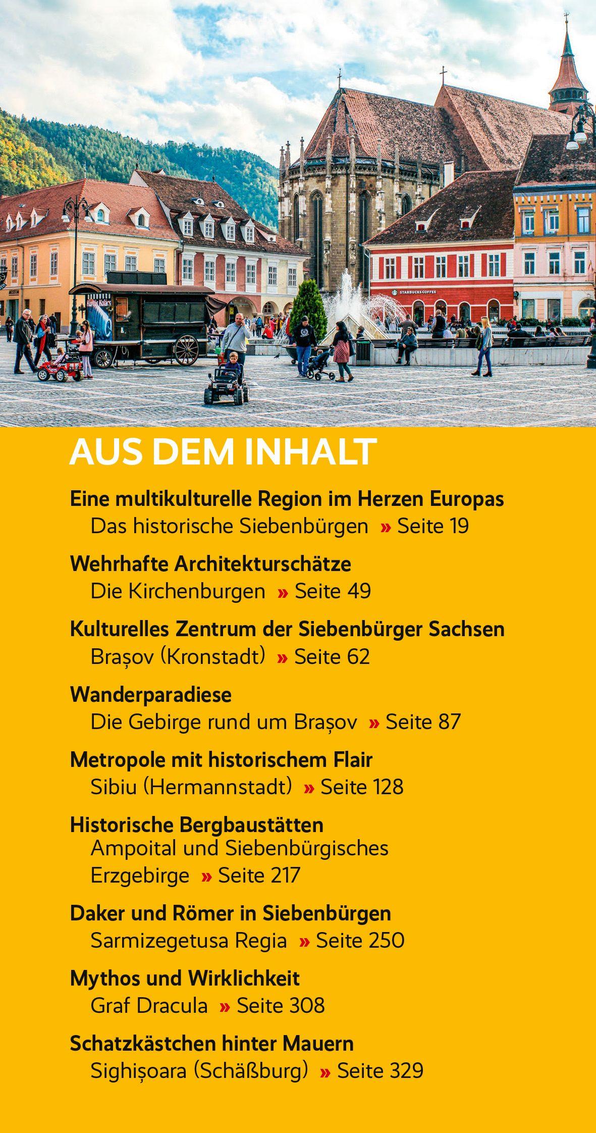 Beispielinhalt (Bild) TRESCHER Reiseführer Siebenbürgen