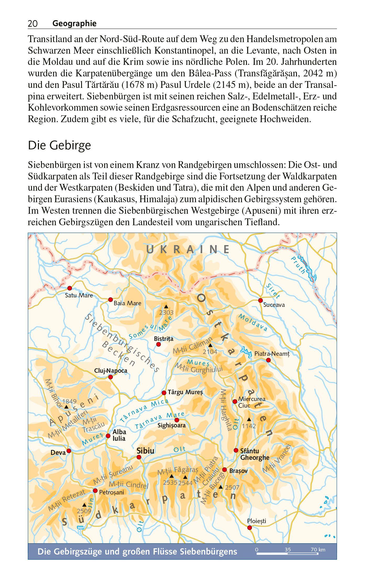 Beispielinhalt (Bild) TRESCHER Reiseführer Siebenbürgen