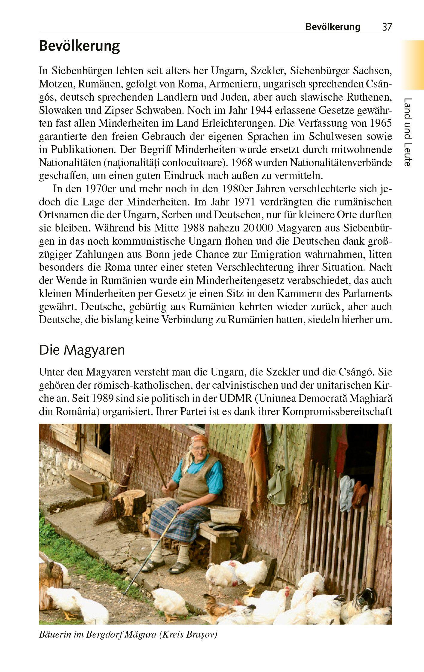 Beispielinhalt (Bild) TRESCHER Reiseführer Siebenbürgen
