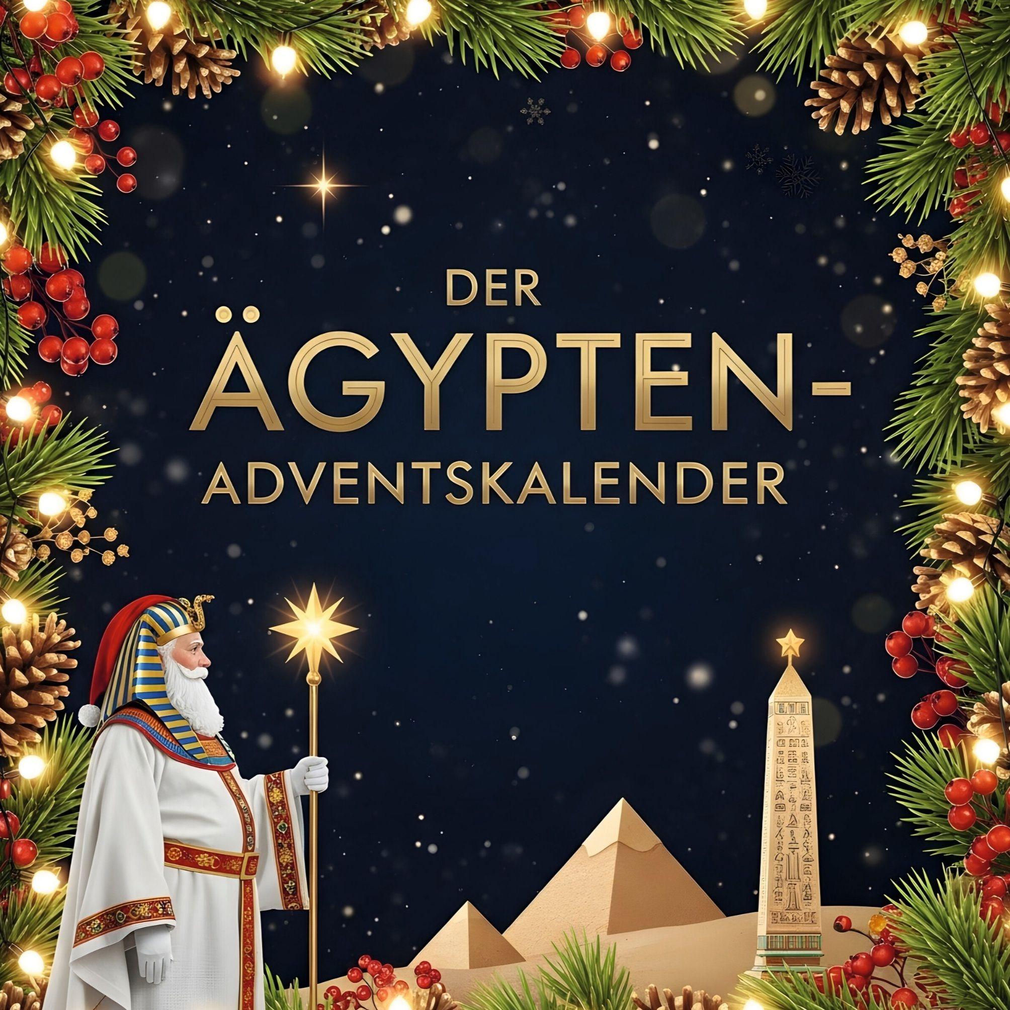Vorderes Coverbild Der Ägypten-Adventskalender