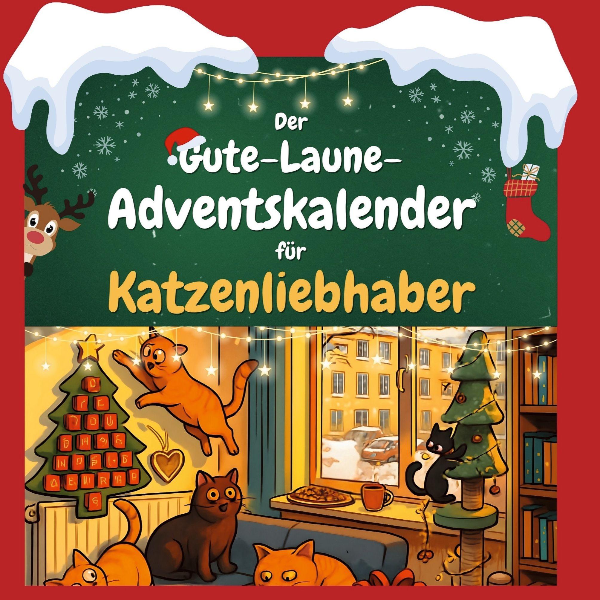 Vorderes Coverbild Der Gute-Laune-Adventskalender für Katzenliebhaber