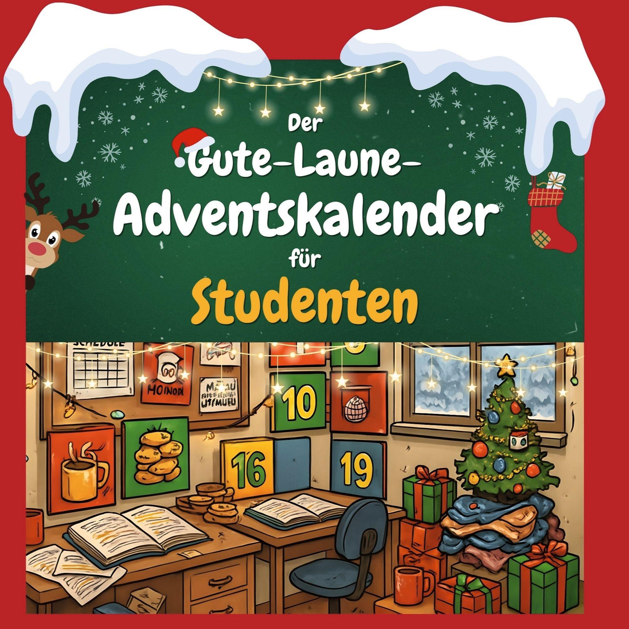 Vorderes Coverbild Der Gute-Laune-Adventskalender für Studenten