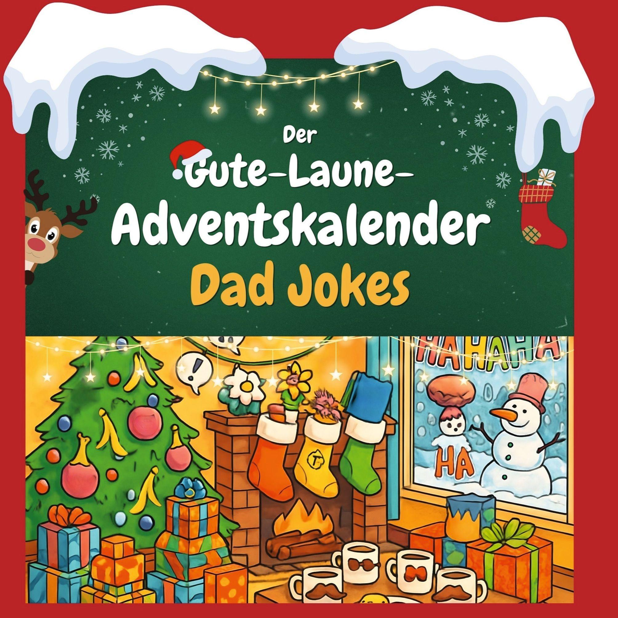 Vorderes Coverbild Der Gute-Laune-Adventskalender Dad Jokes