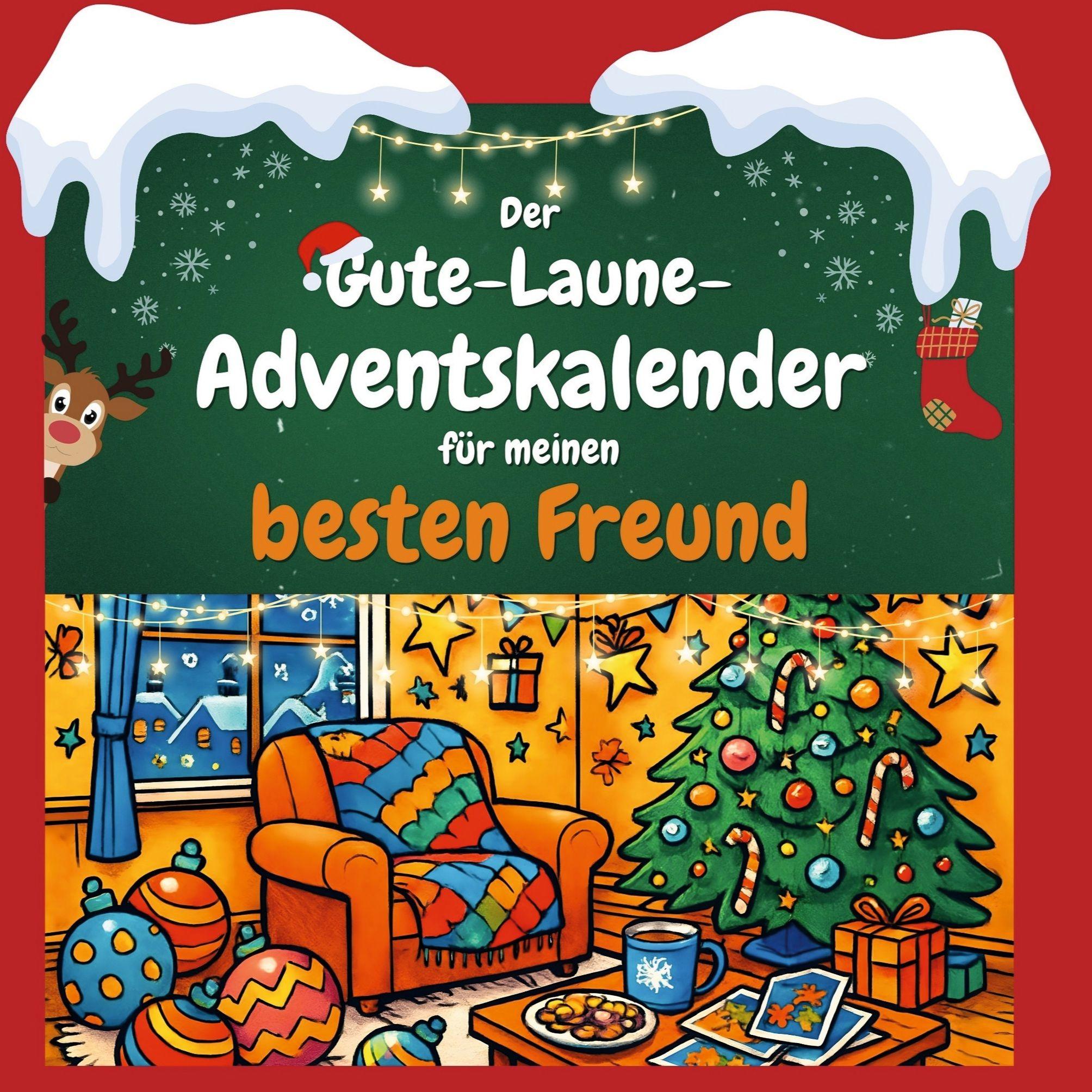 Vorderes Coverbild Der Gute-Laune-Adventskalender für meinen besten Freund