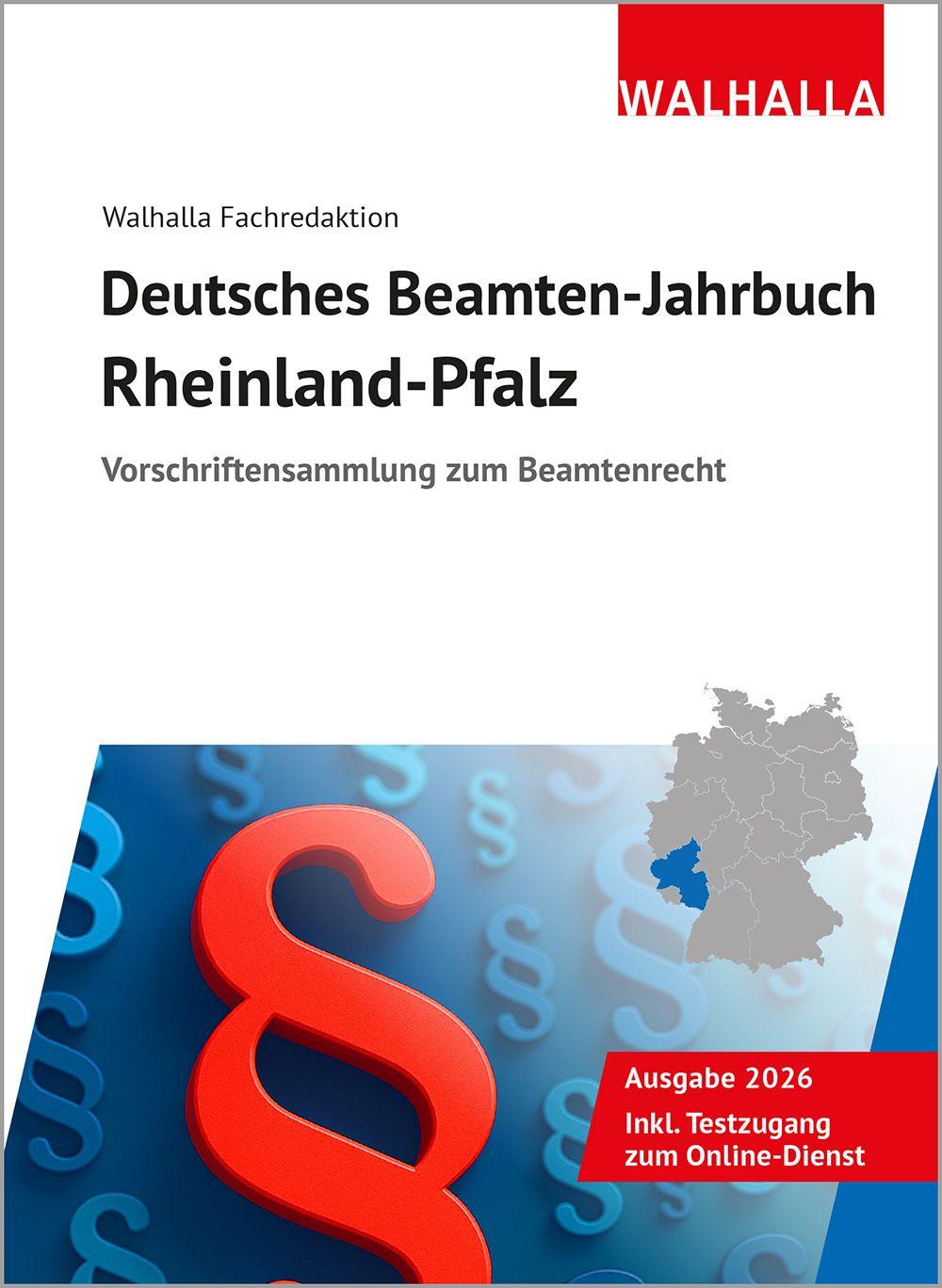 Vorderes Coverbild Deutsches Beamten-Jahrbuch Rheinland-Pfalz 2026