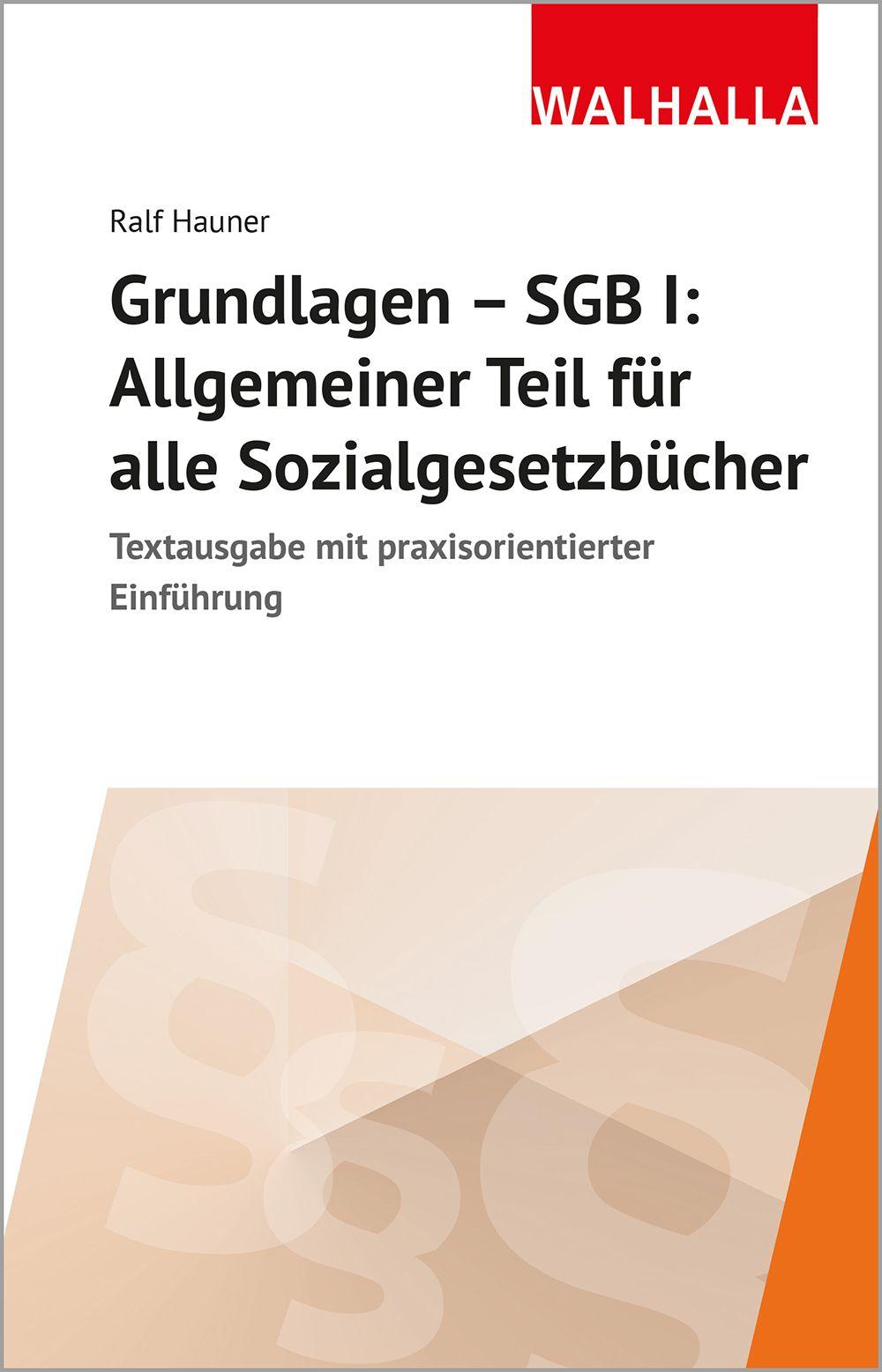 Vorderes Coverbild Grundlagen SGB I: Sozialgesetzbuch Allgemeiner Teil