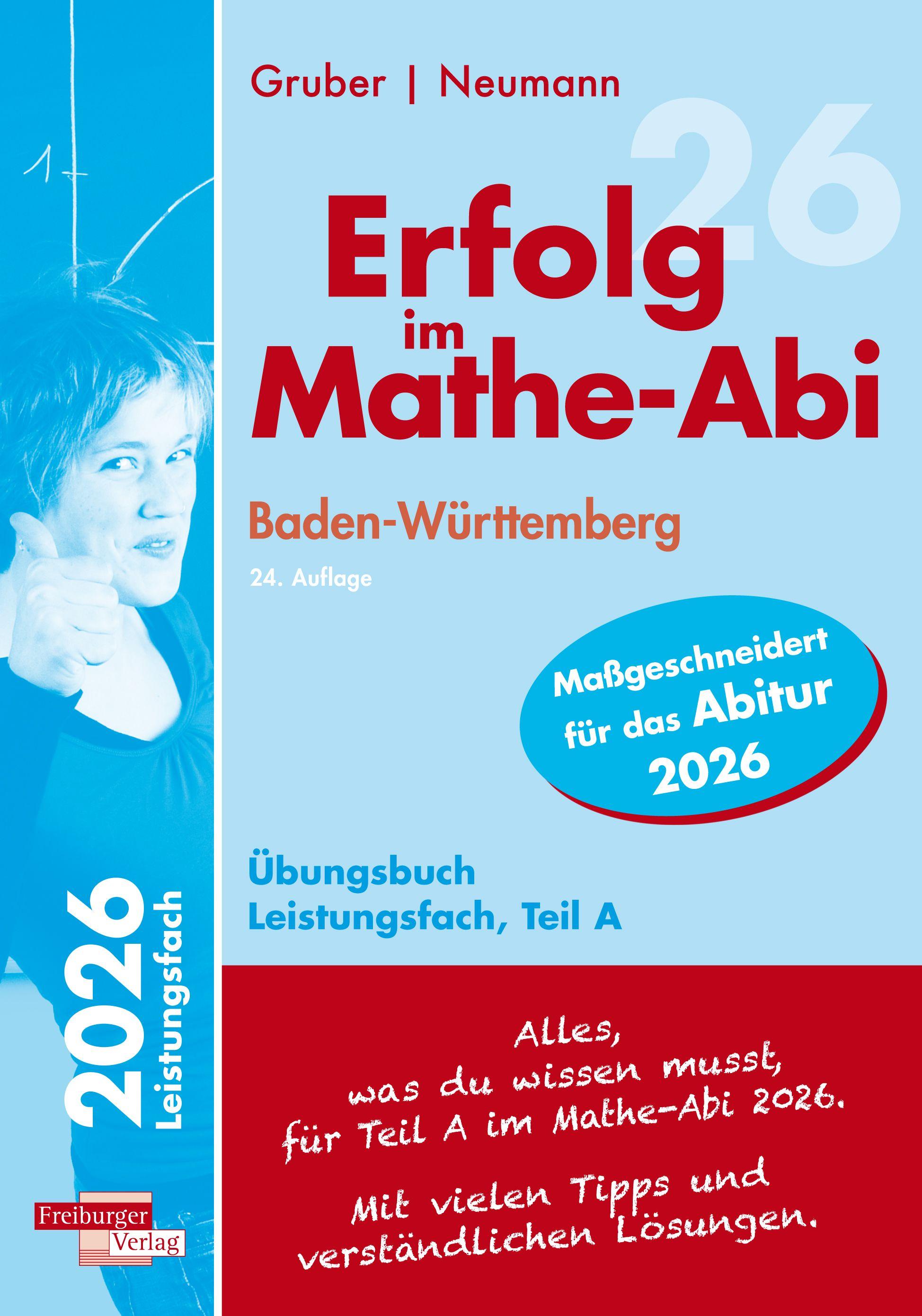 Vorderes Coverbild Erfolg im Mathe-Abi 2026 Leistungsfach Teil A Baden-Württemberg