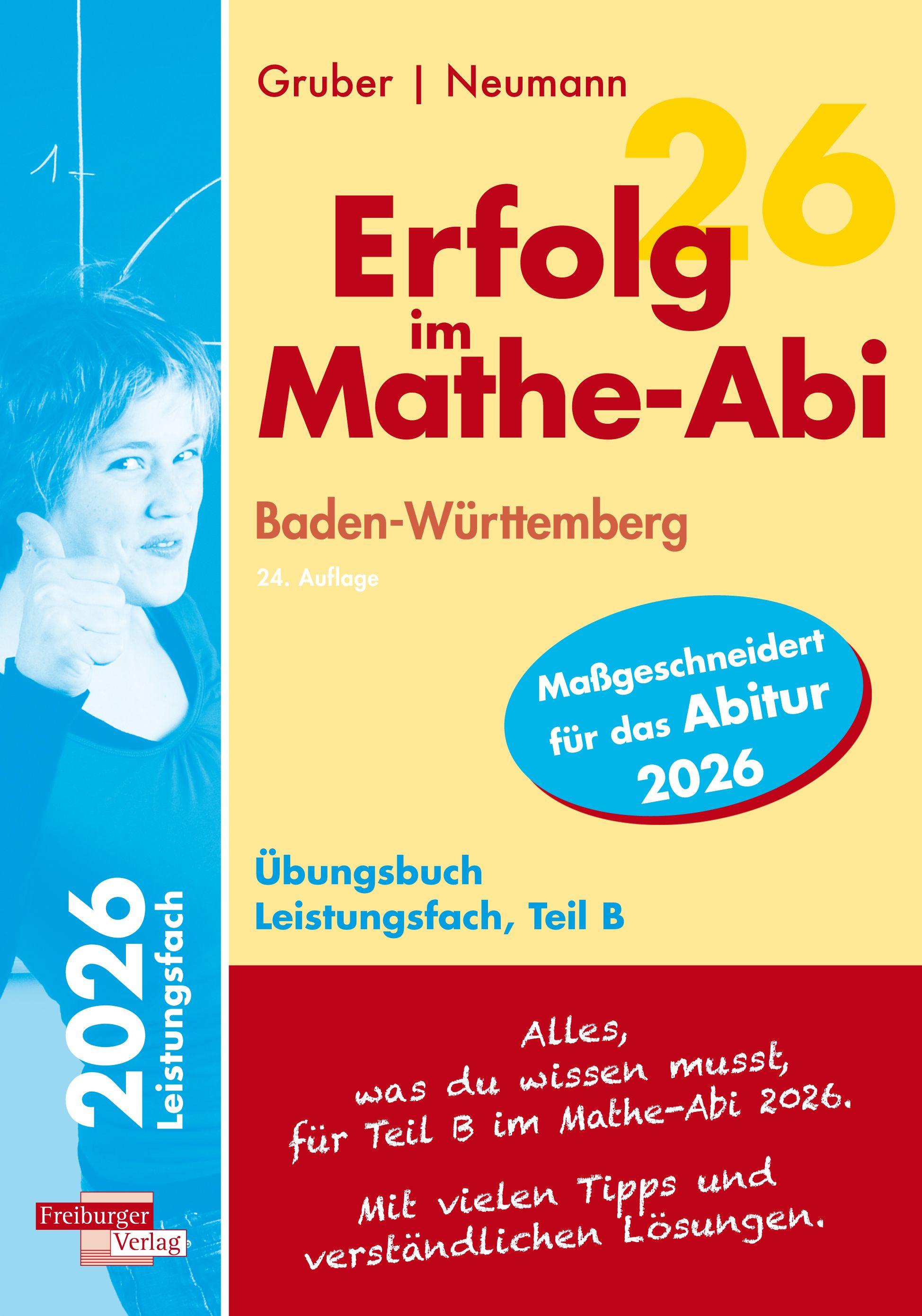 Vorderes Coverbild Erfolg im Mathe-Abi 2026 Leistungsfach Teil B Baden-Württemberg