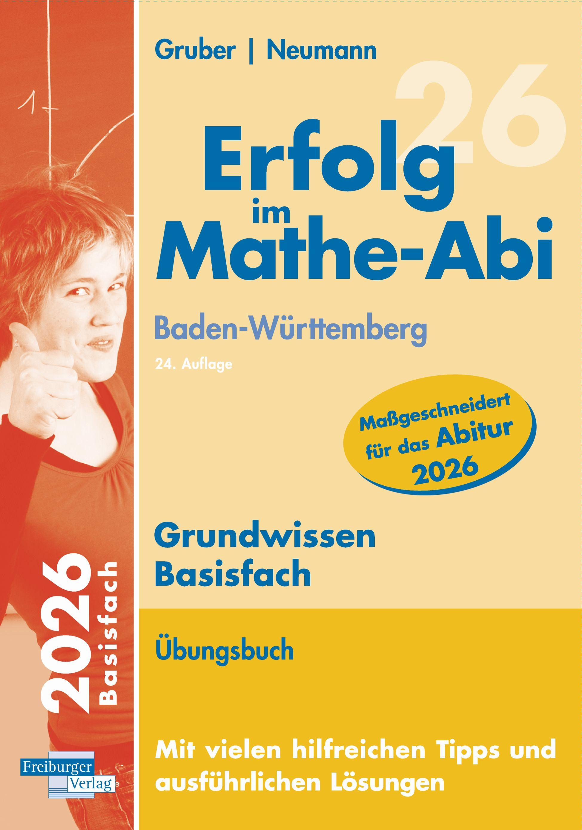 Vorderes Coverbild Erfolg im Mathe-Abi 2026 Grundwissen Basisfach Baden-Württemberg
