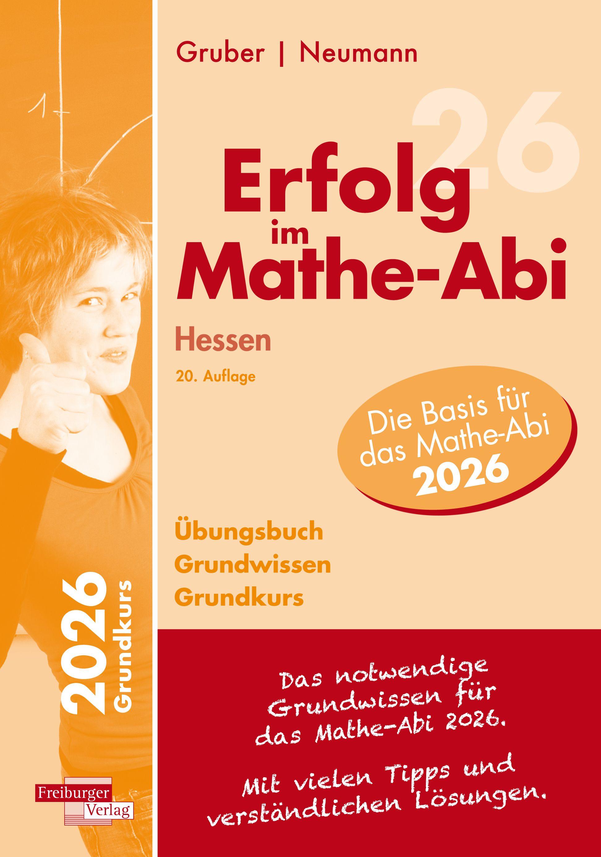 Vorderes Coverbild Erfolg im Mathe-Abi 2026 Hessen Grundkurs Grundwissen