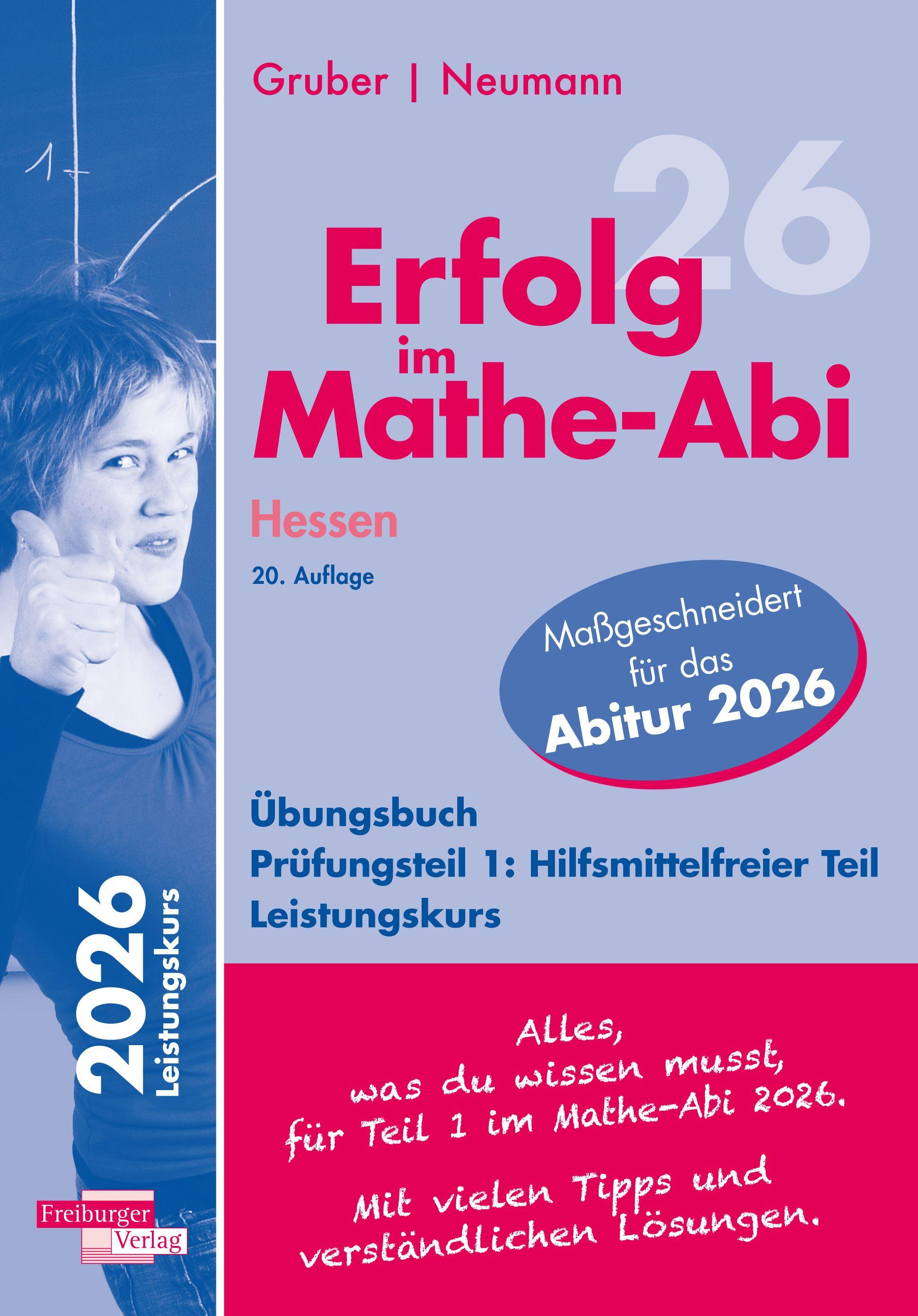 Vorderes Coverbild Erfolg im Mathe-Abi 2026 Hessen Leistungskurs Prüfungsteil 1: Hilfsmittelfreier Teil