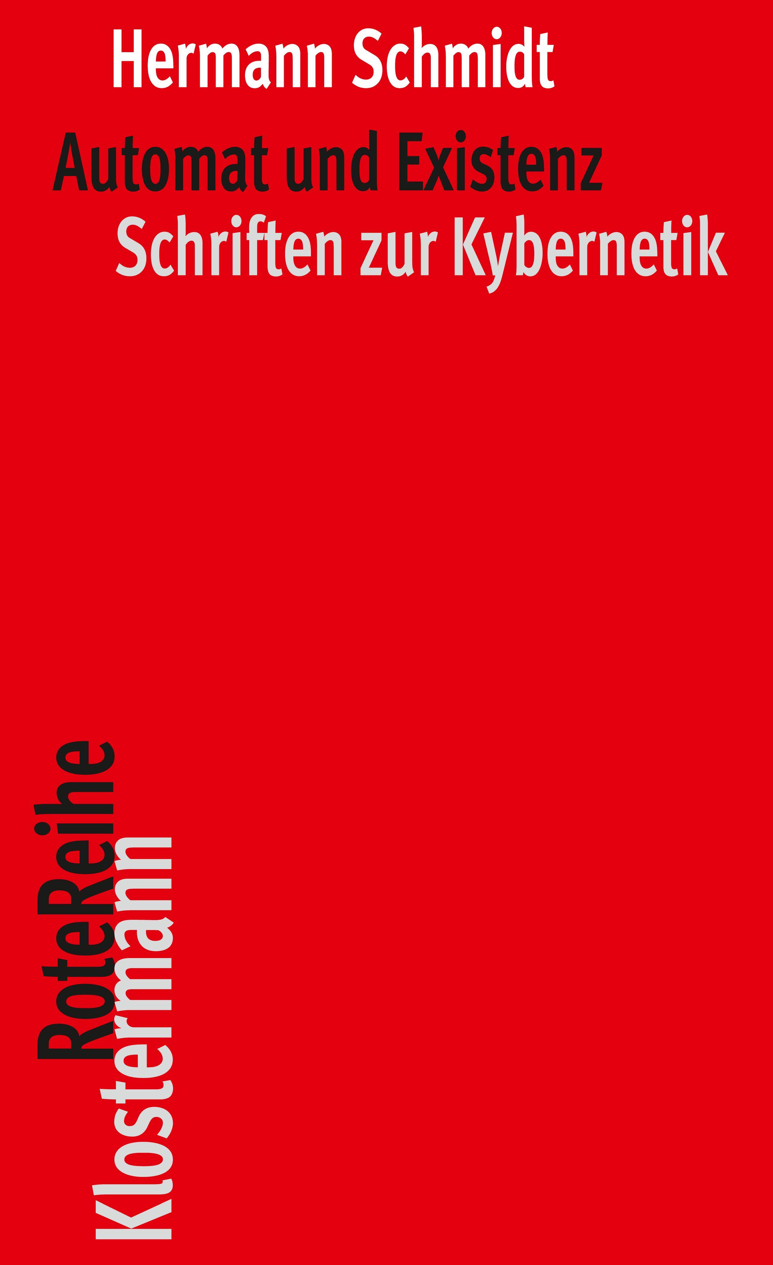 Vorderes Coverbild Automat und Existenz