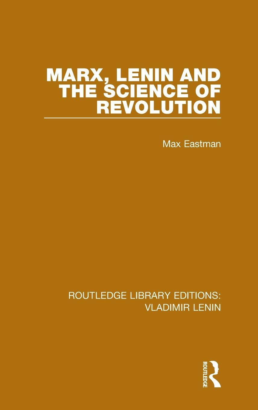 Vorderes Coverbild Marx, Lenin and the Science of Revolution