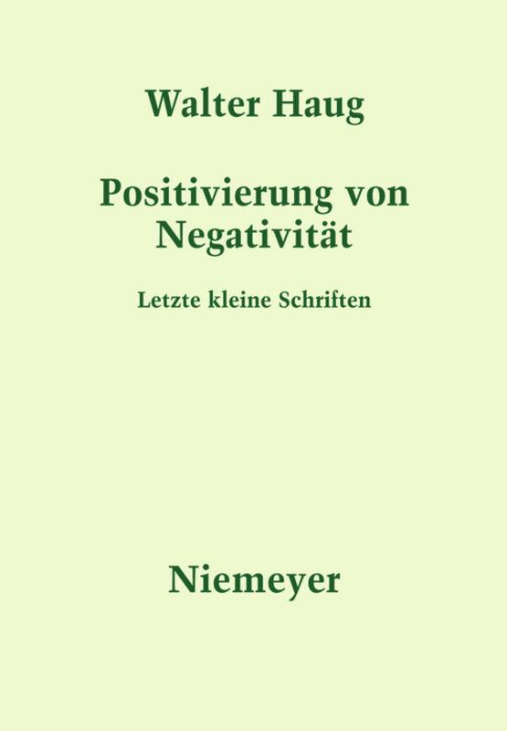 Vorderes Coverbild Positivierung von Negativität