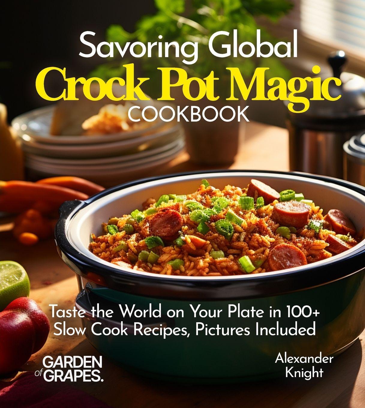 Vorderes Coverbild Savoring Global Crock Pot Magic Cookbook
