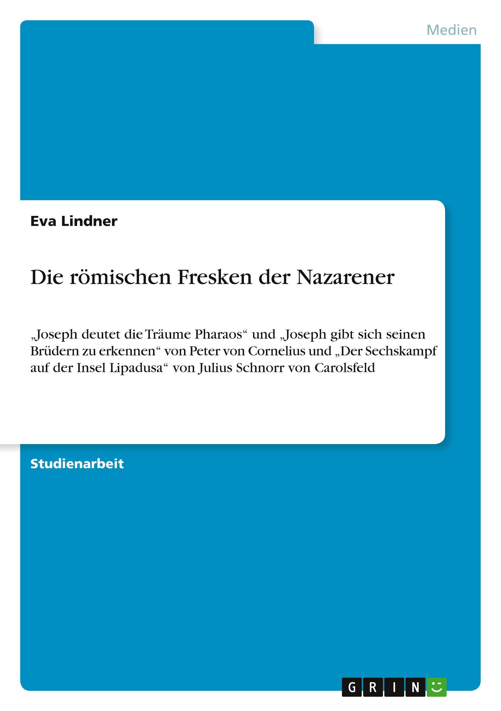 Vorderes Coverbild Die römischen Fresken der Nazarener