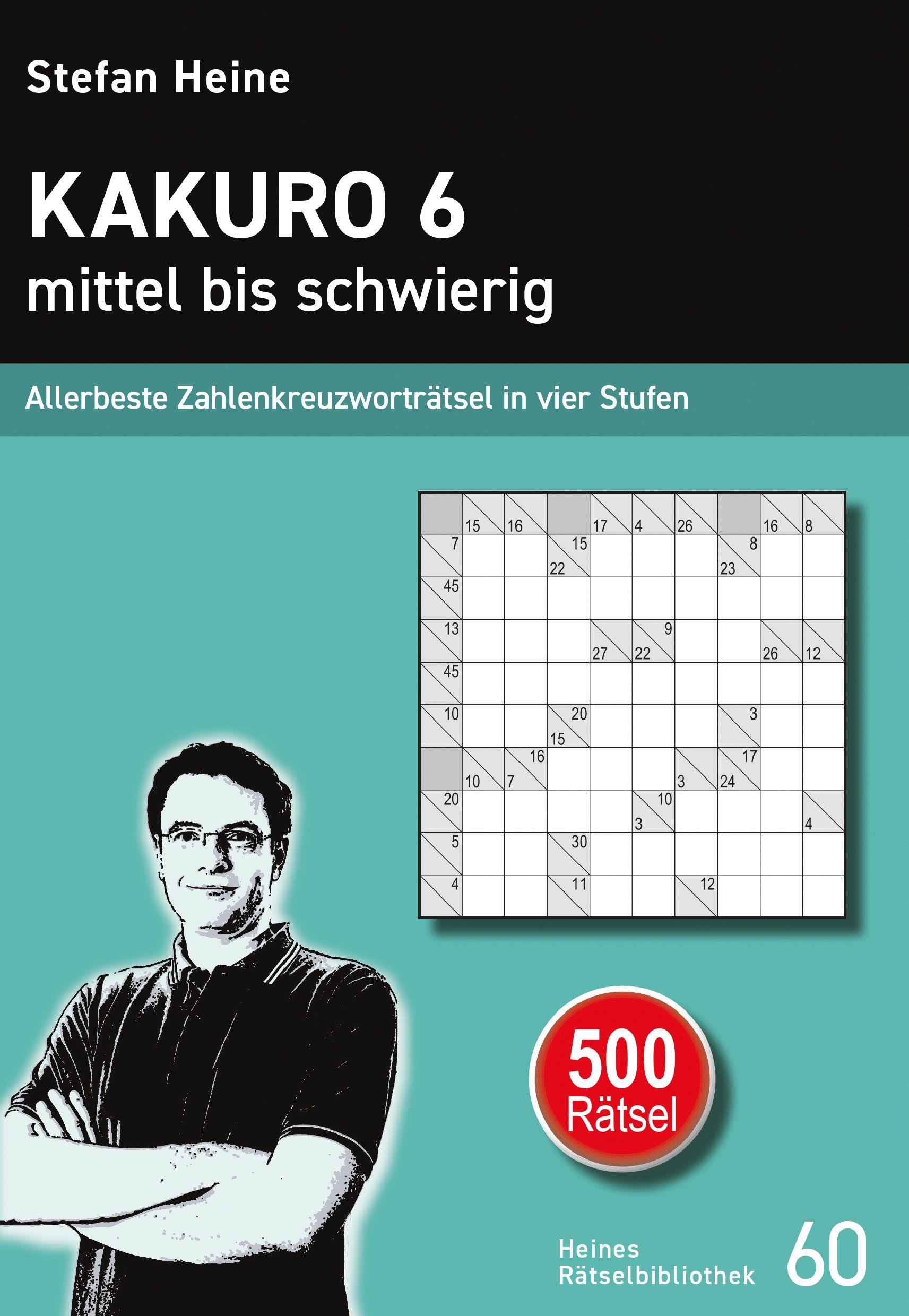 Vorderes Coverbild Kakuro 6 - mittel bis schwierig