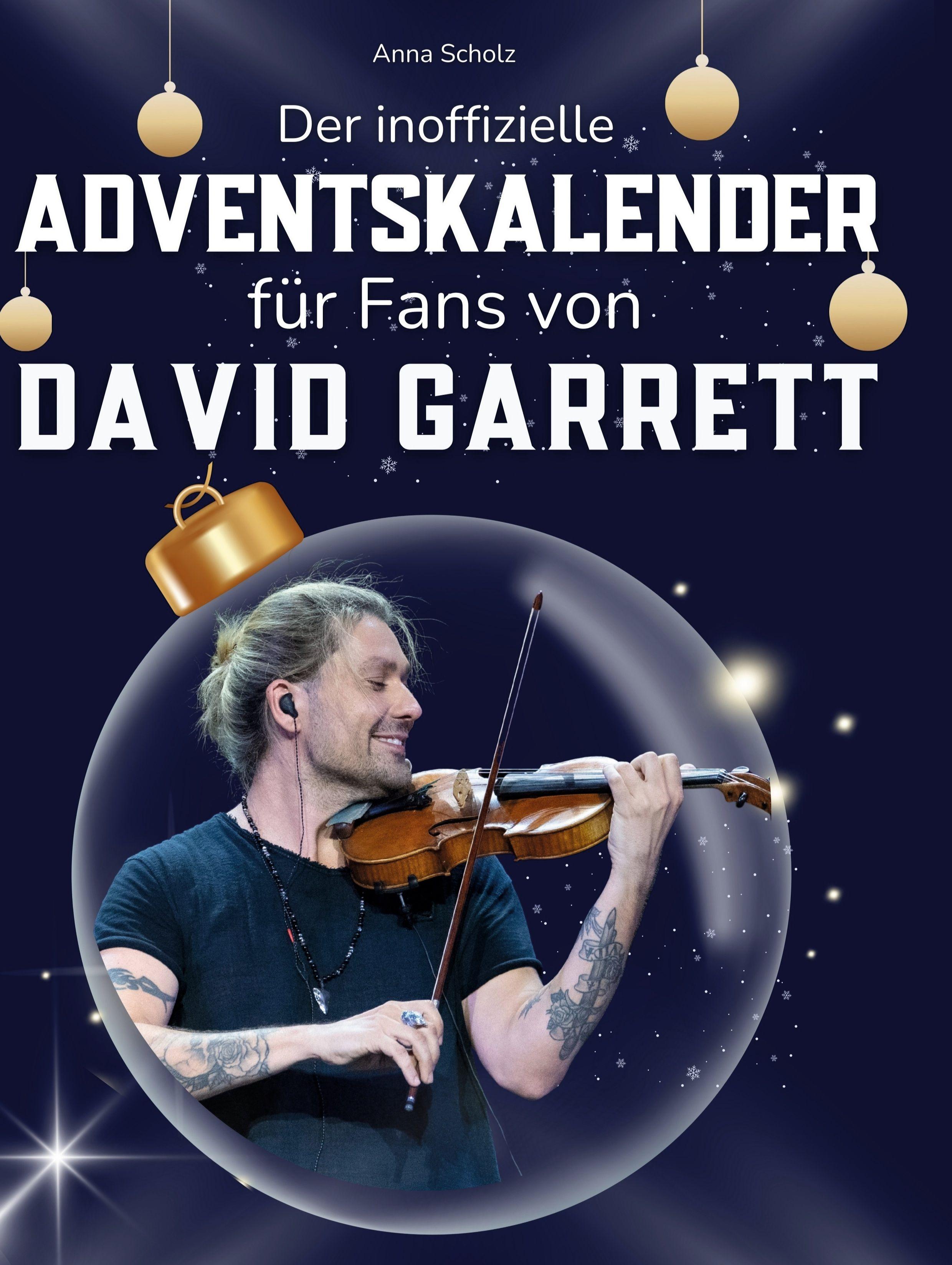 Vorderes Coverbild Der inoffizielle Adventskalender für Fans von David Garrett