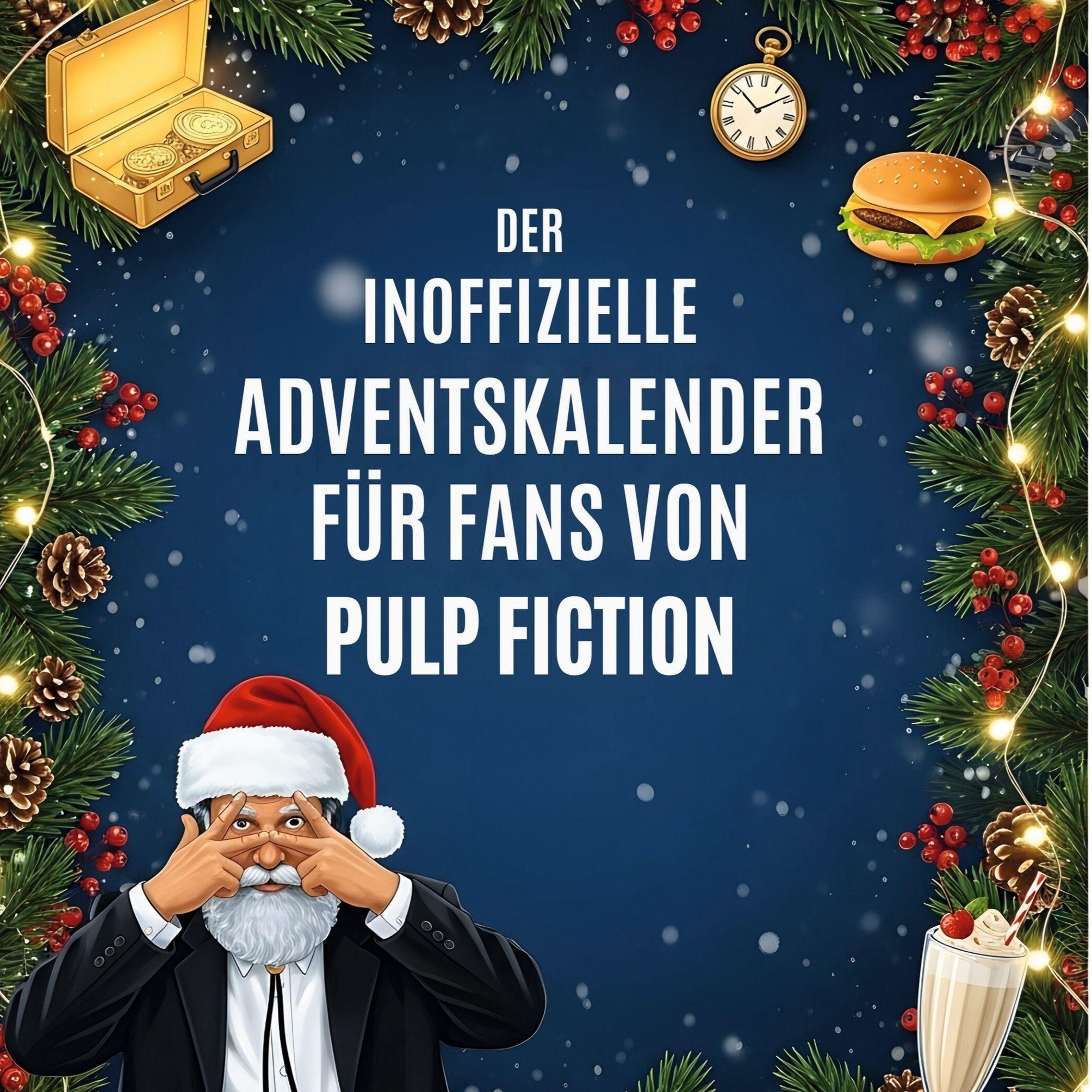 Vorderes Coverbild Der inoffizielle Adventskalender für Fans von Pulp Fiction