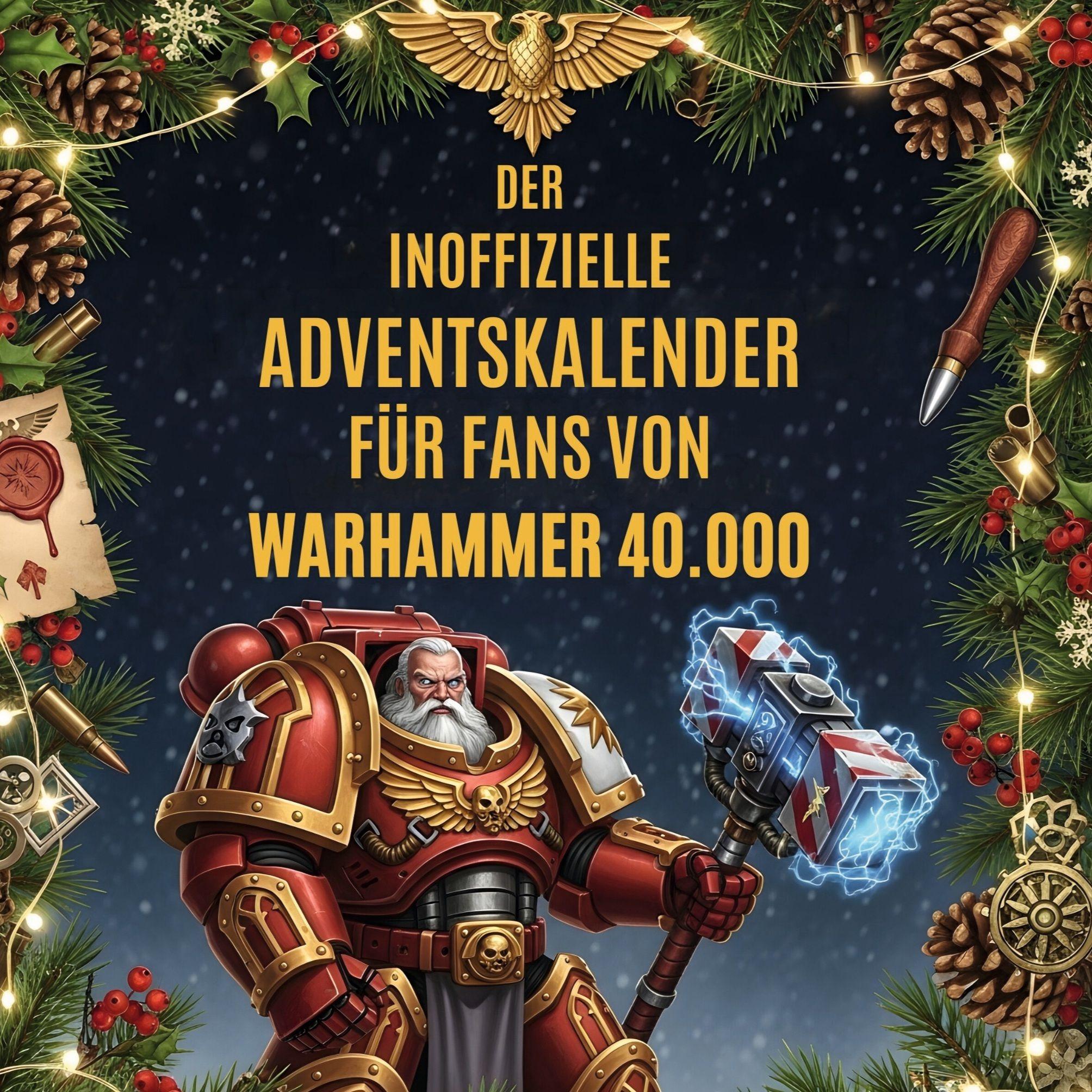 Vorderes Coverbild Der inoffizielle Adventskalender für Fans von Warhammer 40.000