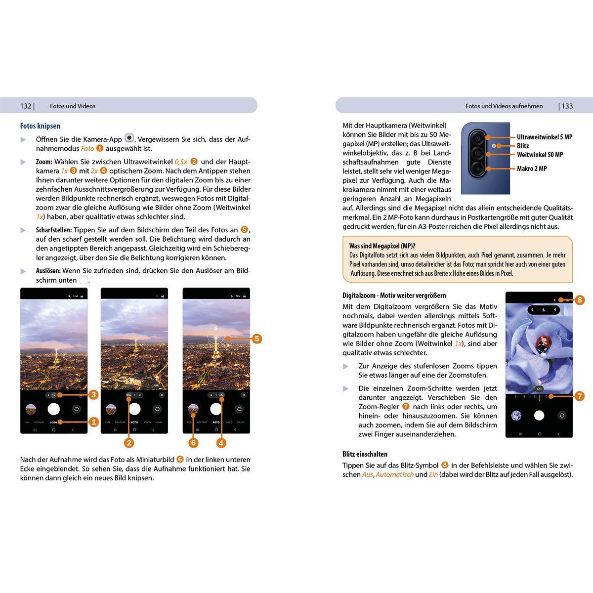 Beispielinhalt (Bild) Samsung Galaxy A17 / A17 5G - Für Einsteiger ohne Vorkenntnisse