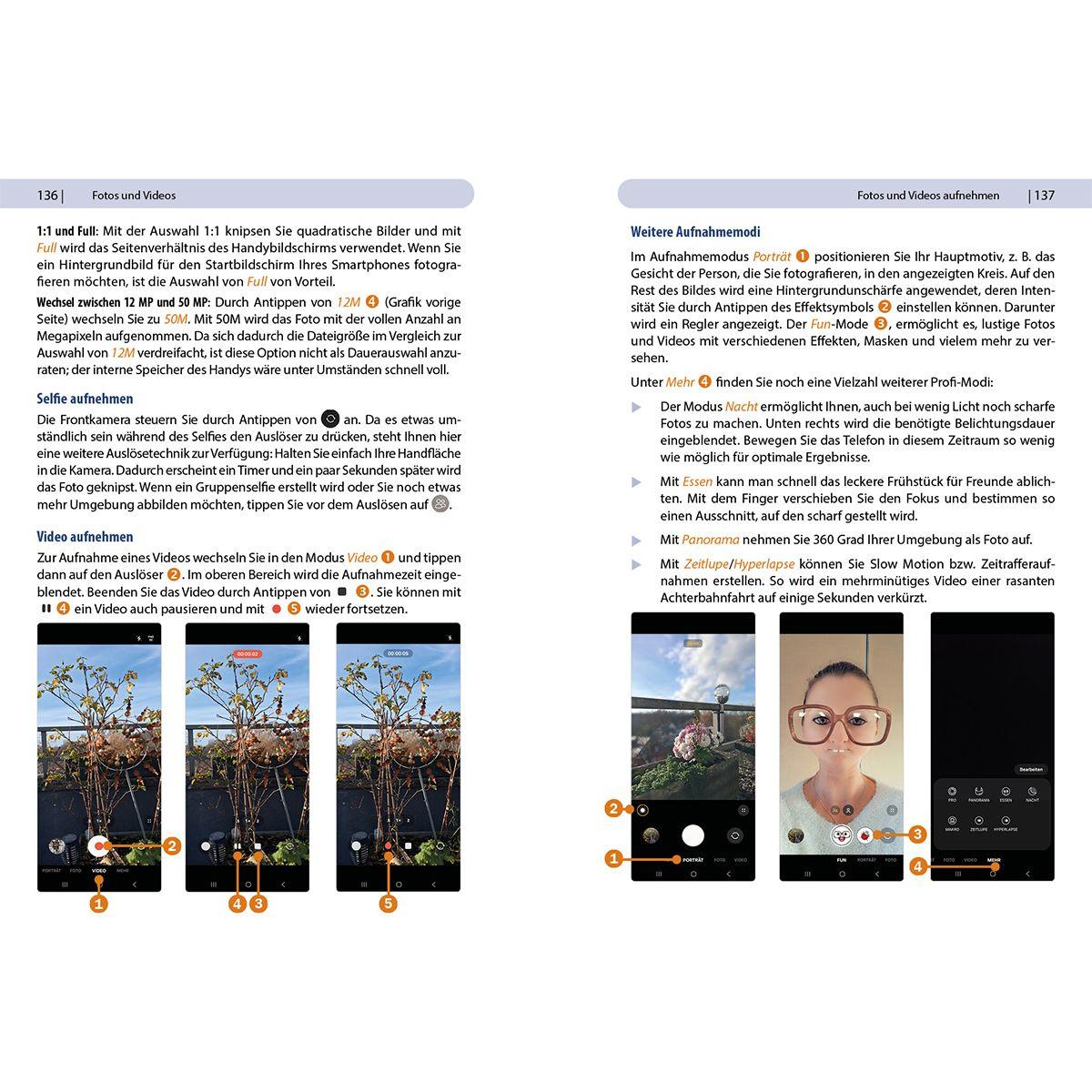 Beispielinhalt (Bild) Samsung Galaxy A17 / A17 5G - Für Einsteiger ohne Vorkenntnisse