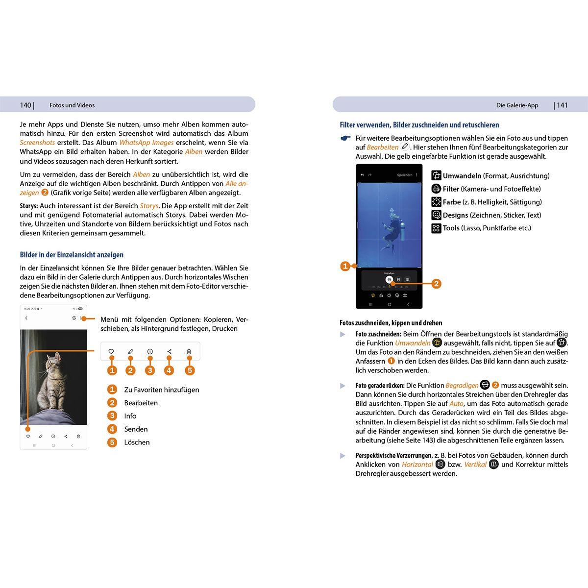 Beispielinhalt (Bild) Samsung Galaxy A17 / A17 5G - Für Einsteiger ohne Vorkenntnisse