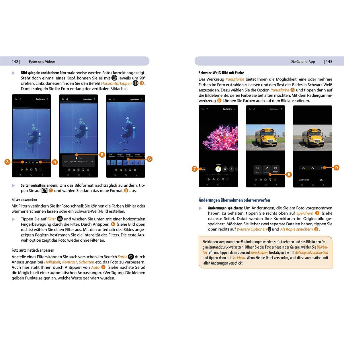 Beispielinhalt (Bild) Samsung Galaxy A17 / A17 5G - Für Einsteiger ohne Vorkenntnisse