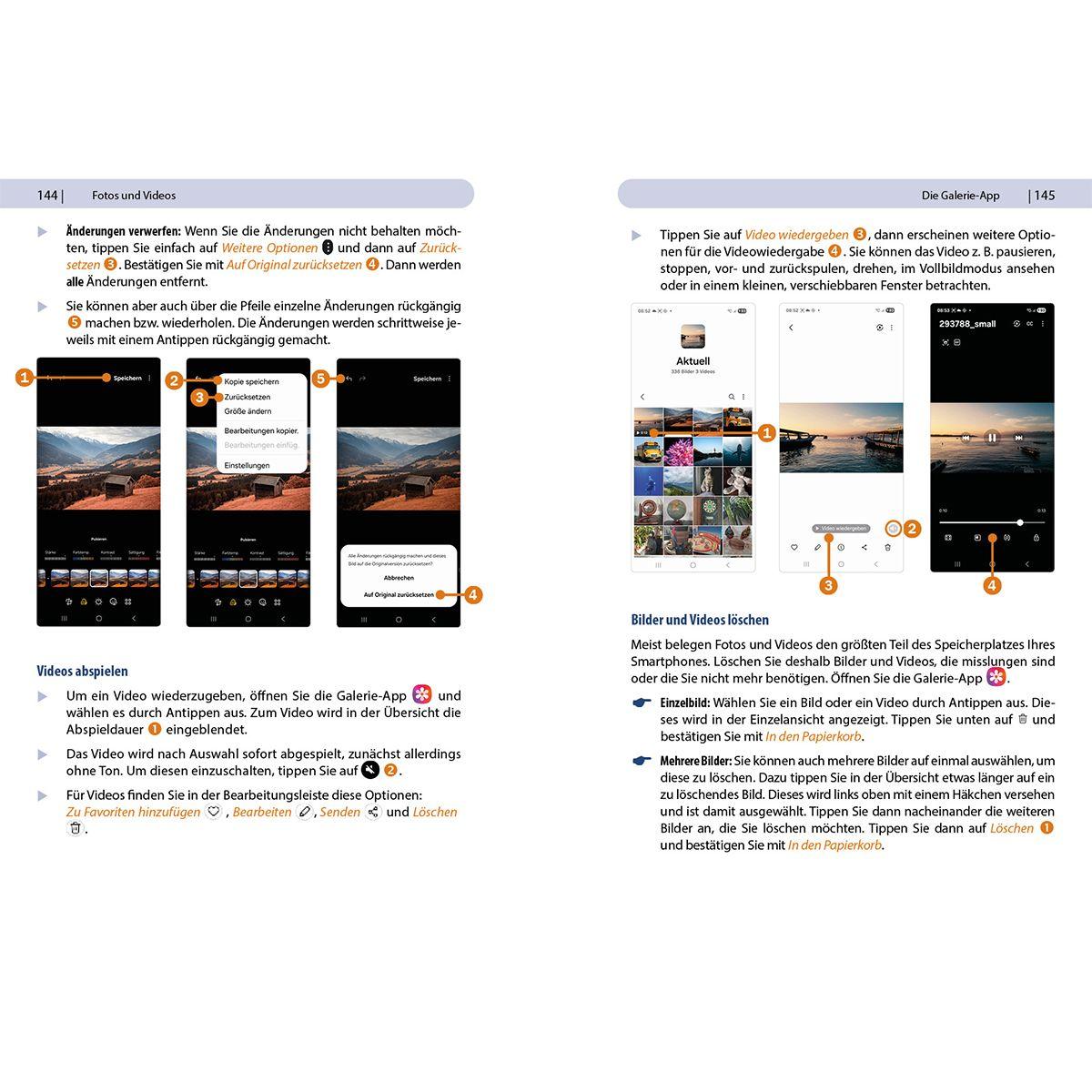 Beispielinhalt (Bild) Samsung Galaxy A17 / A17 5G - Für Einsteiger ohne Vorkenntnisse