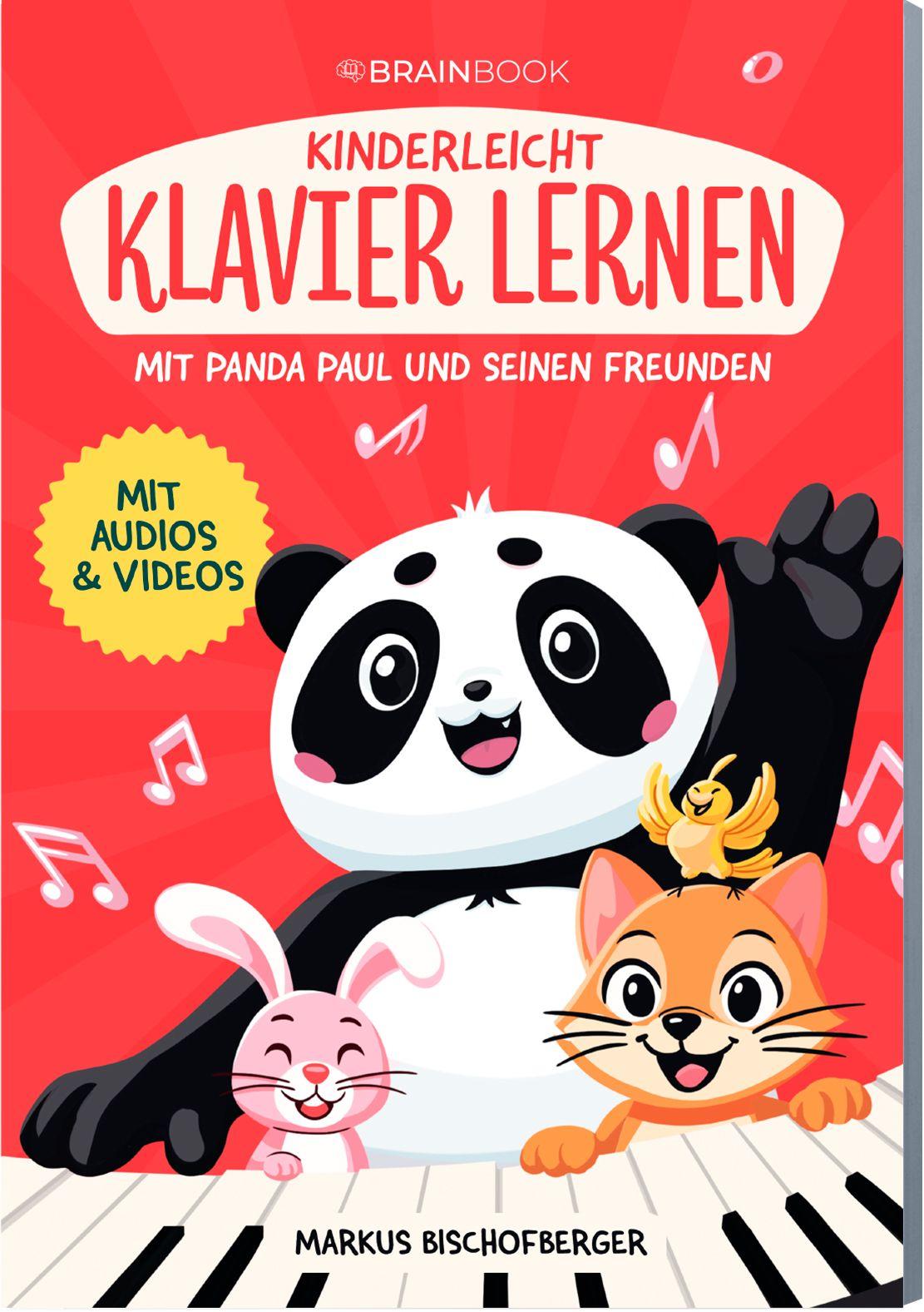 Vorderes Coverbild Kinderleicht Klavier lernen mit Panda Paul und seinen Freunden