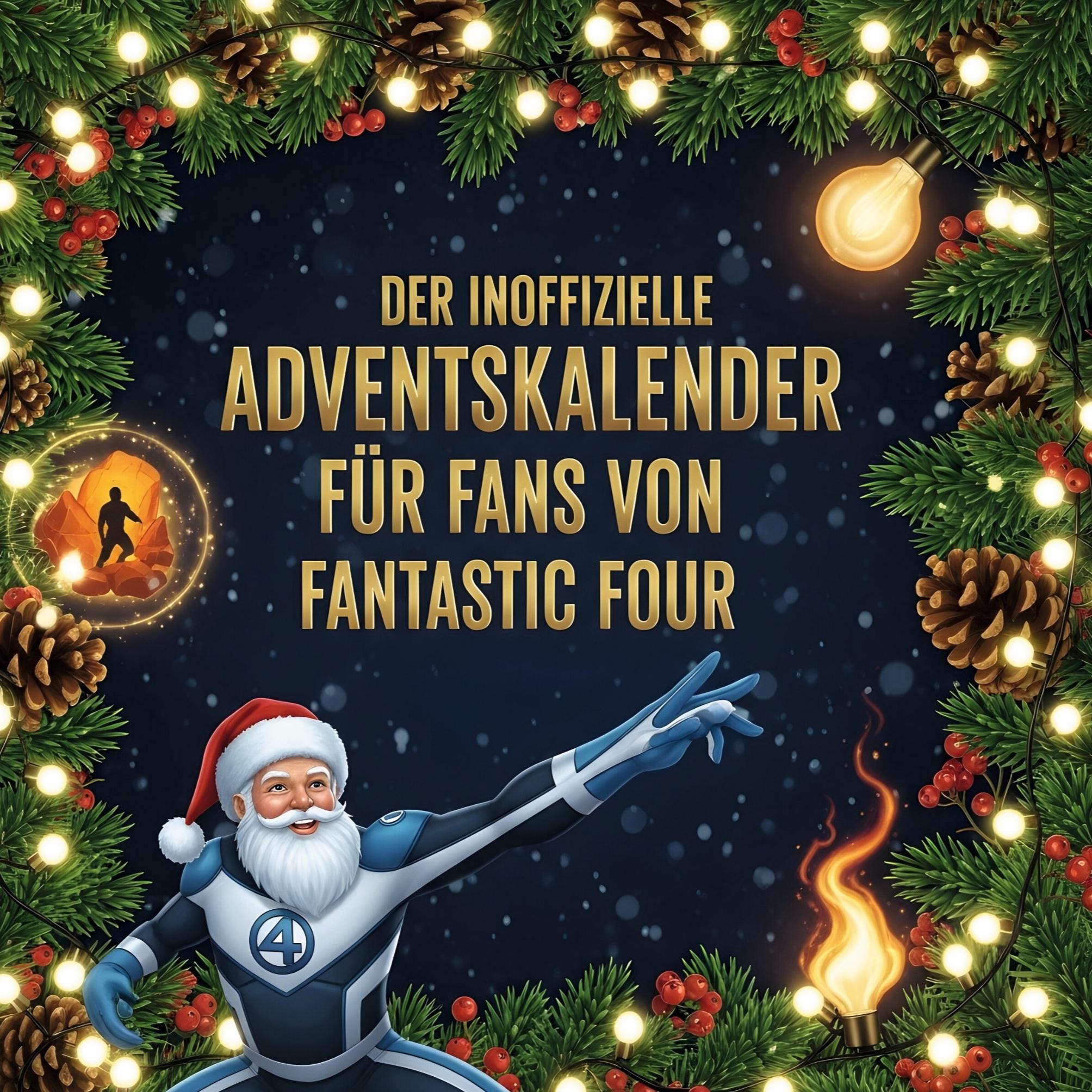Vorderes Coverbild Der inoffizielle Adventskalender für Fans von Fantastic Four