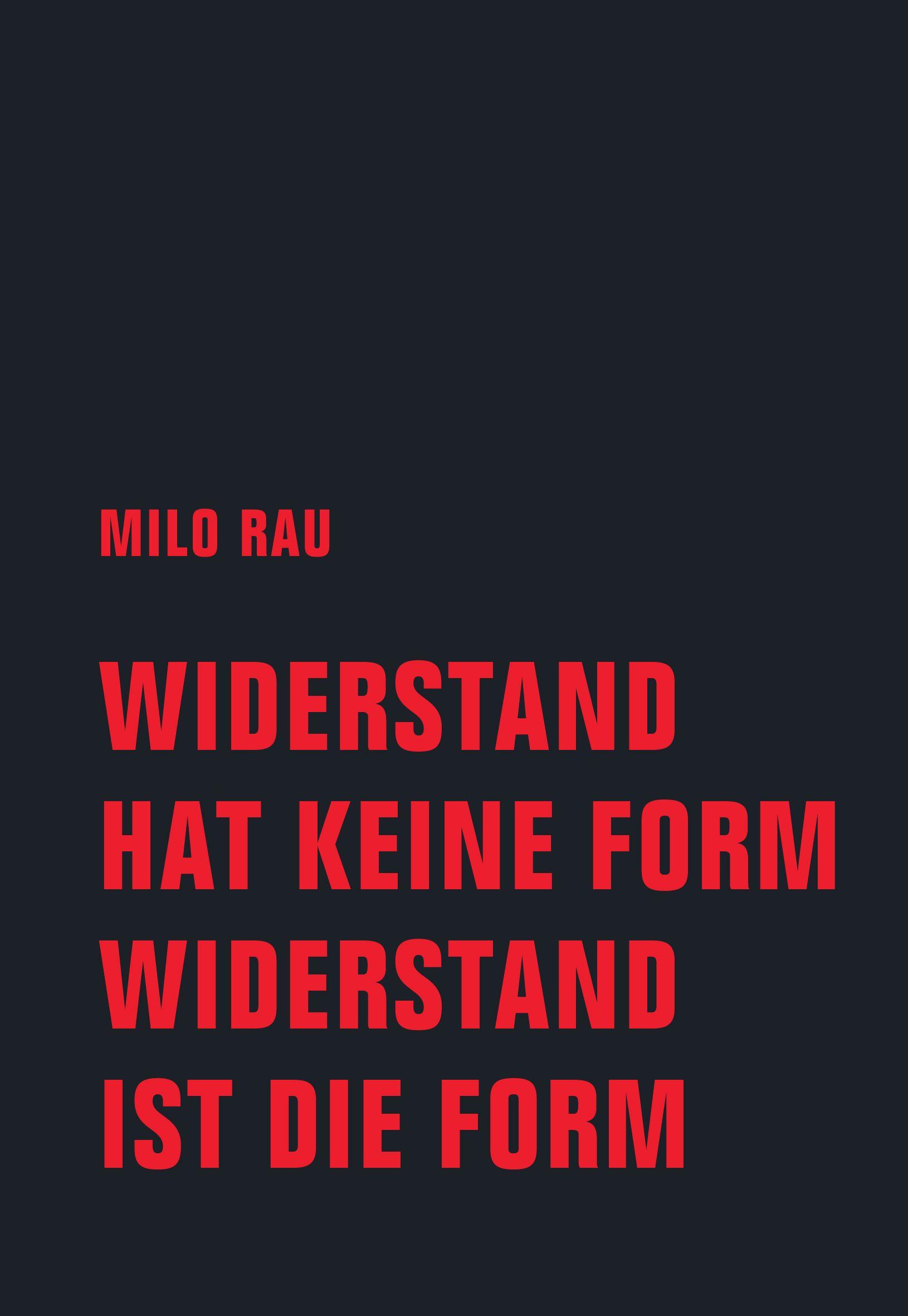 Vorderes Coverbild Widerstand hat keine Form, Widerstand ist die Form
