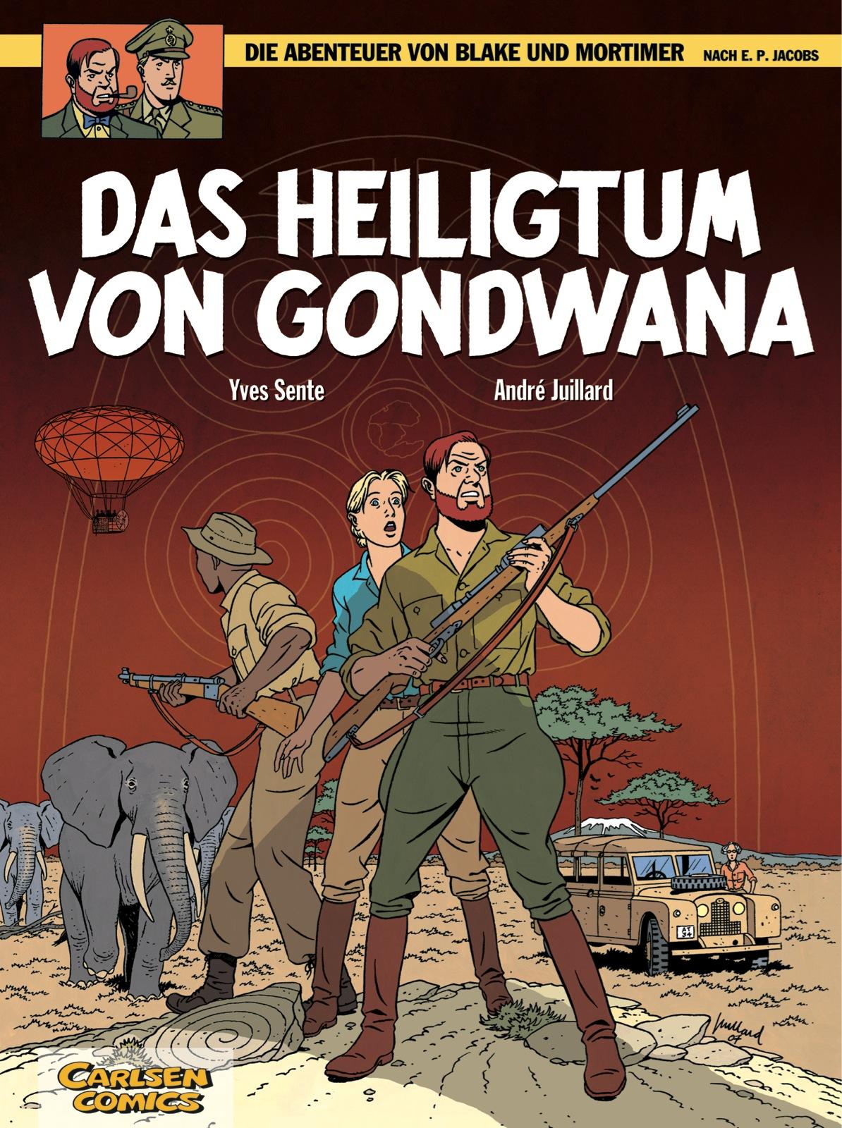 Vorderes Coverbild Die Abenteuer von Blake und Mortimer 15. Das Heiligtum von Gondwana