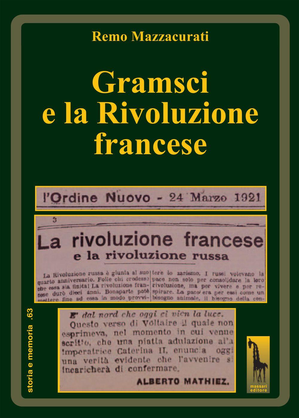 Vorderes Coverbild Gramsci e la Rivoluzione francese