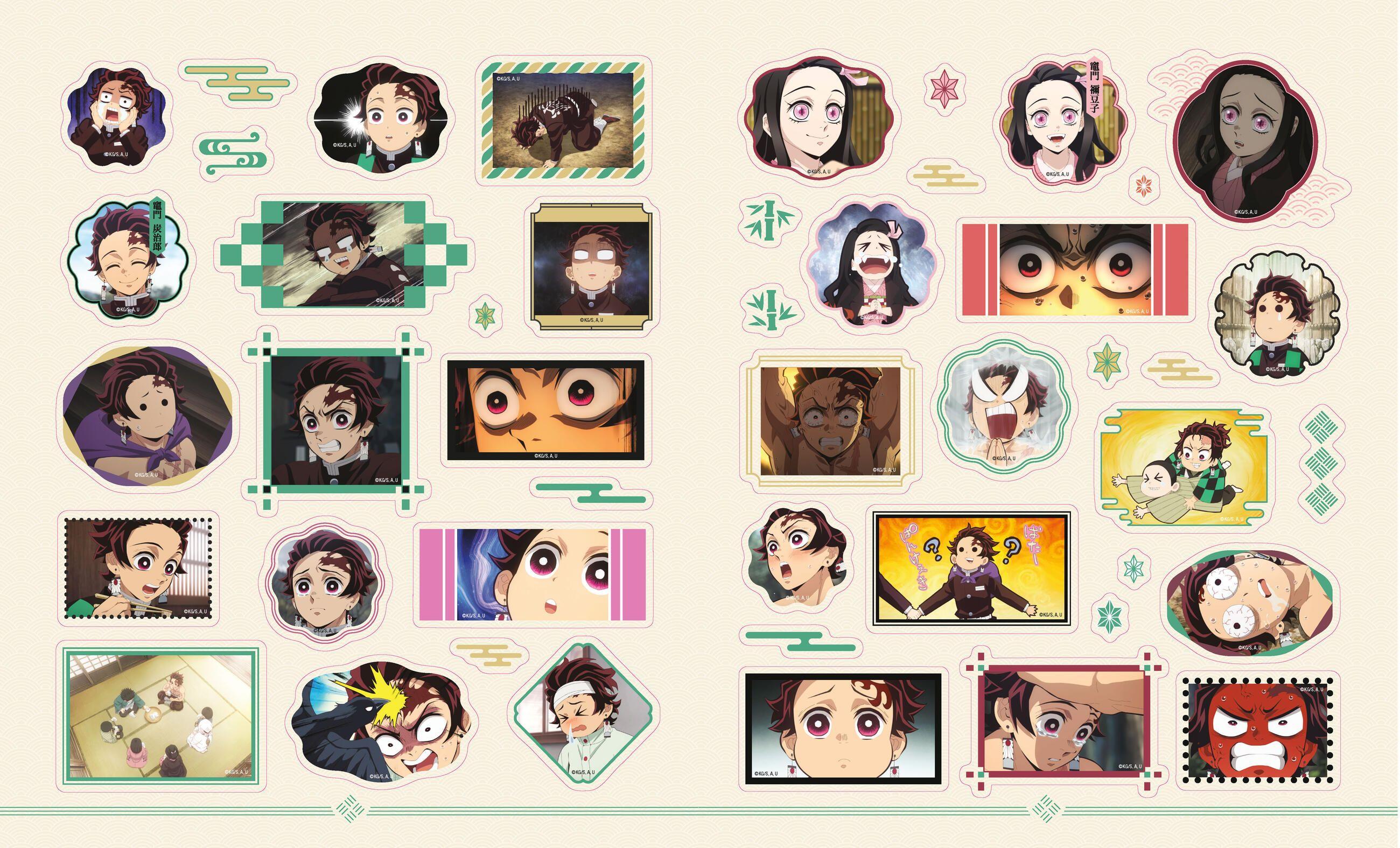 Beispielinhalt (Bild) Demon Slayer: The Sticker Book