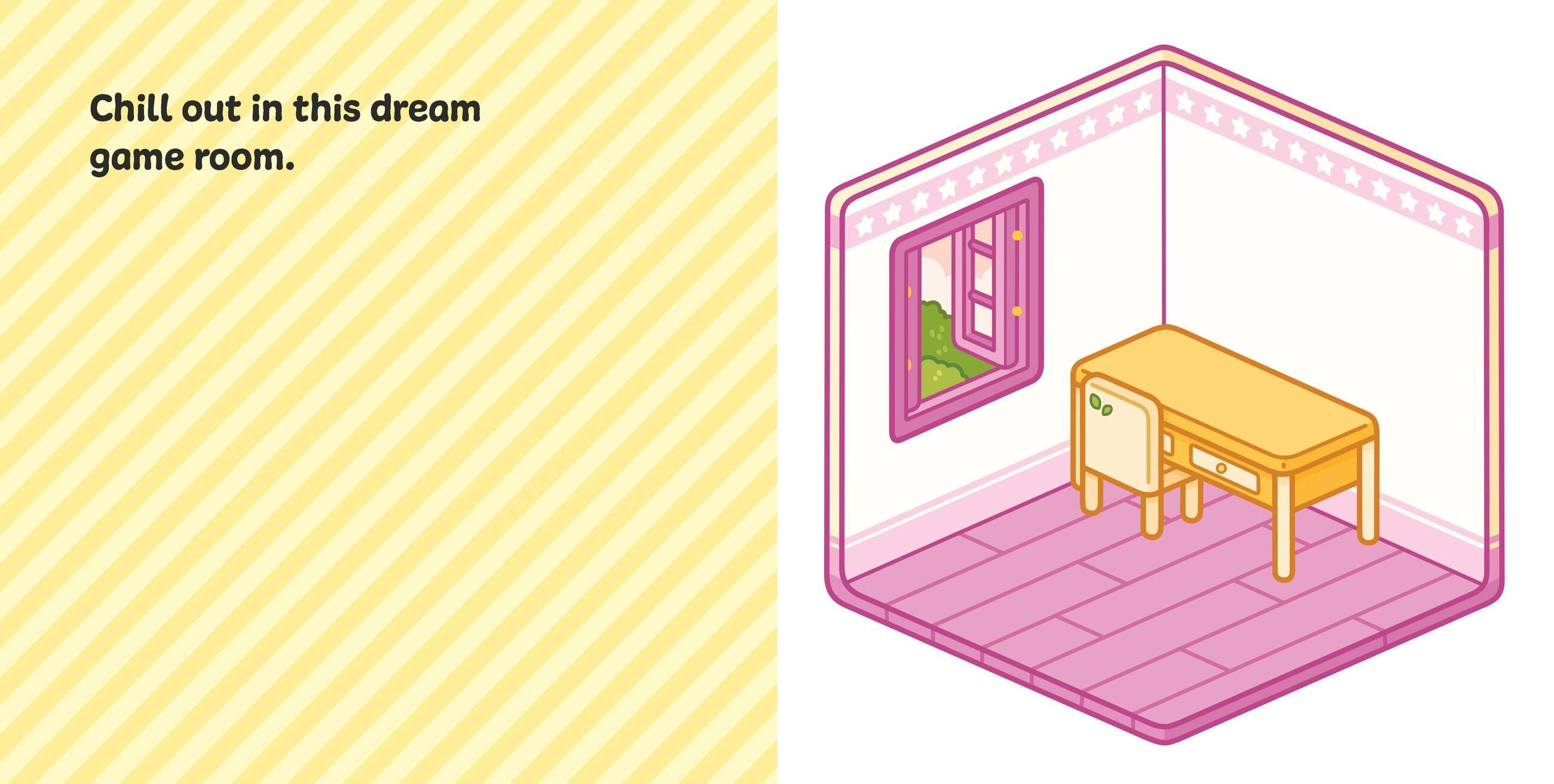 Beispielinhalt (Bild) Cute & Cozy Sticker Rooms: Happy Homes