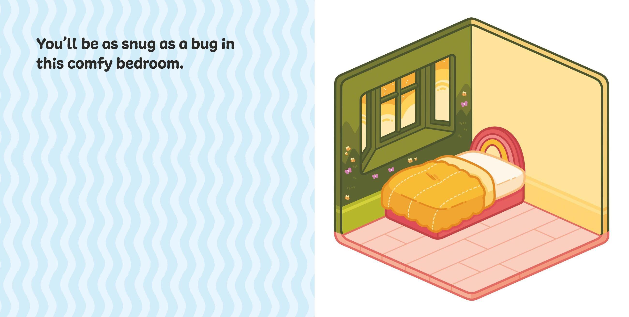 Beispielinhalt (Bild) Cute & Cozy Sticker Rooms: Happy Homes