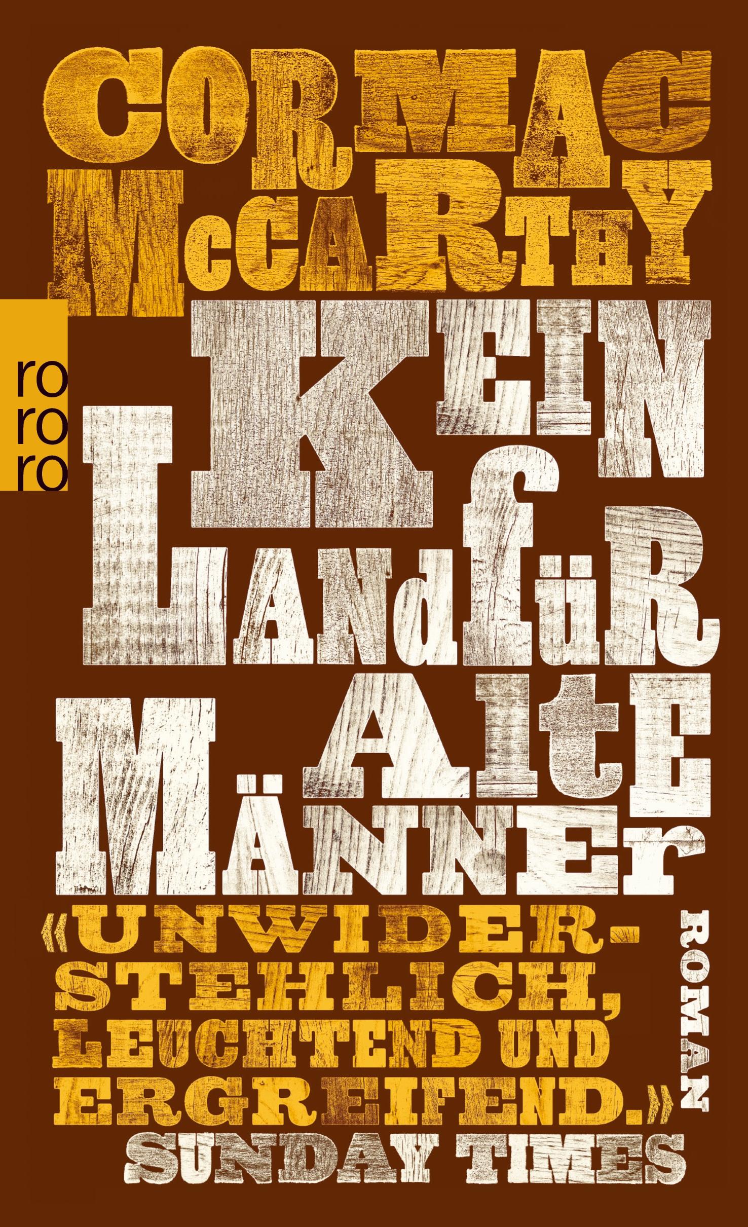 Vorderes Coverbild Kein Land für alte Männer