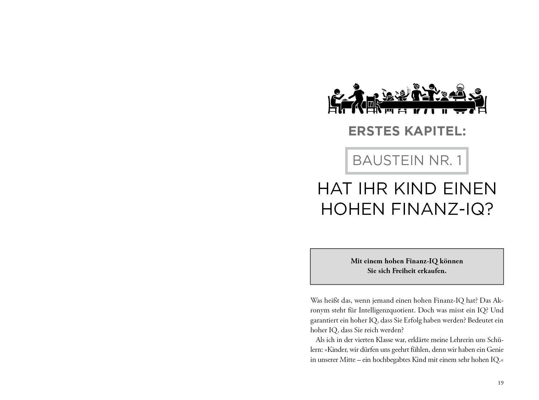 Beispielinhalt (Bild) Die deutsche Ausgabe von Rich Family Smart Family