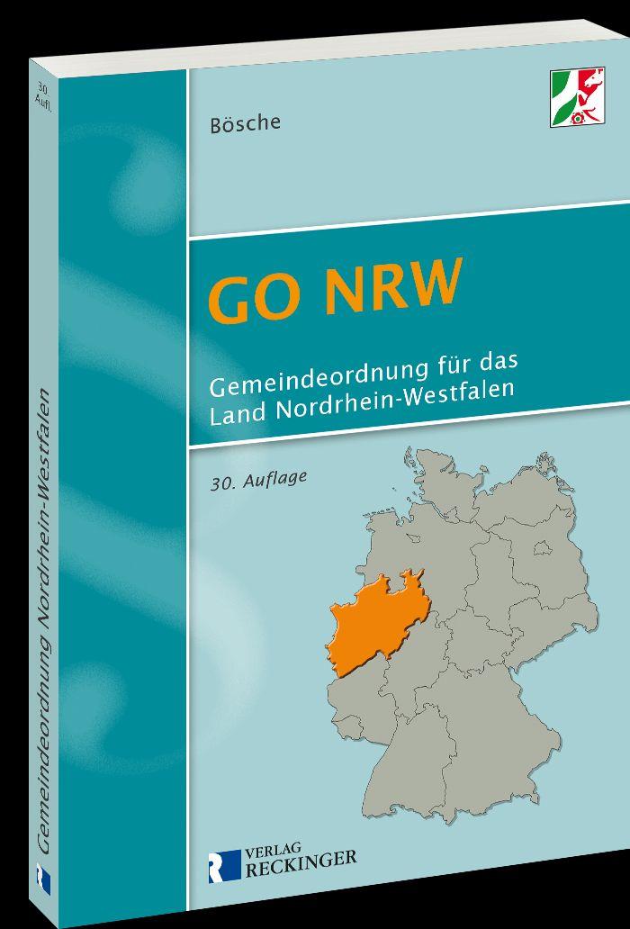 Vorderes Coverbild Gemeindeordnung für das Land Nordrhein-Westfalen (GO NRW)