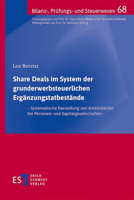 Vorderes Coverbild Share Deals im System der grunderwerbsteuerlichen Ergänzungstatbestände