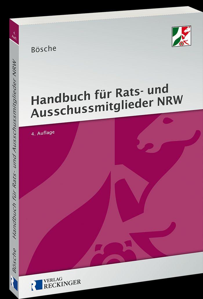 Vorderes Coverbild Handbuch für Rats- und Ausschussmitglieder in Nordrhein-Westfalen