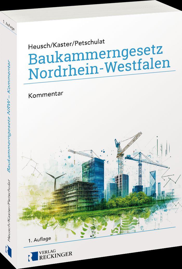 Vorderes Coverbild Baukammerngesetz Nordrhein-Westfalen