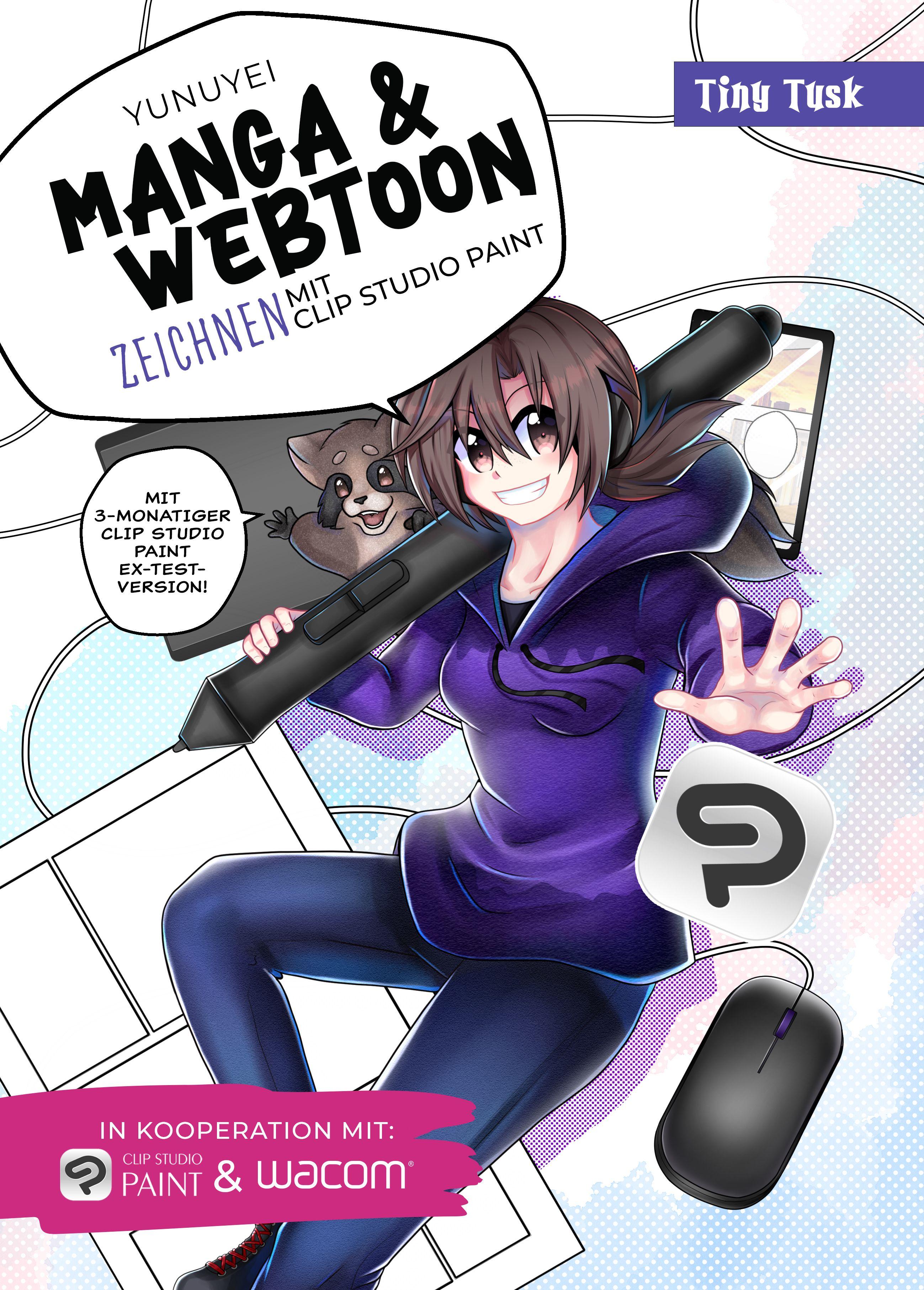 Vorderes Coverbild Manga & Webtoon zeichnen mit Clip Studio Paint
